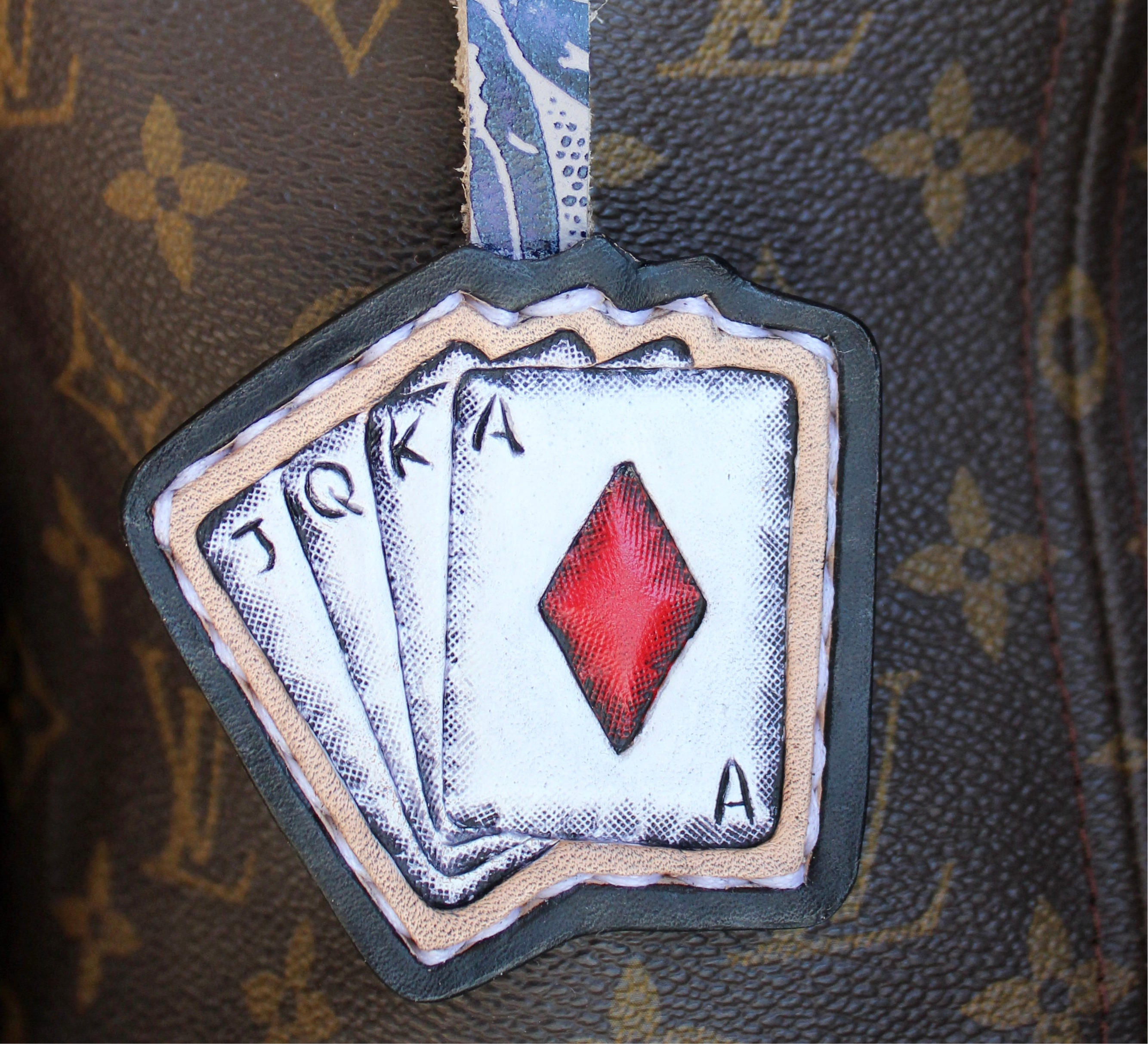 Leather Purse Charm Card Deck