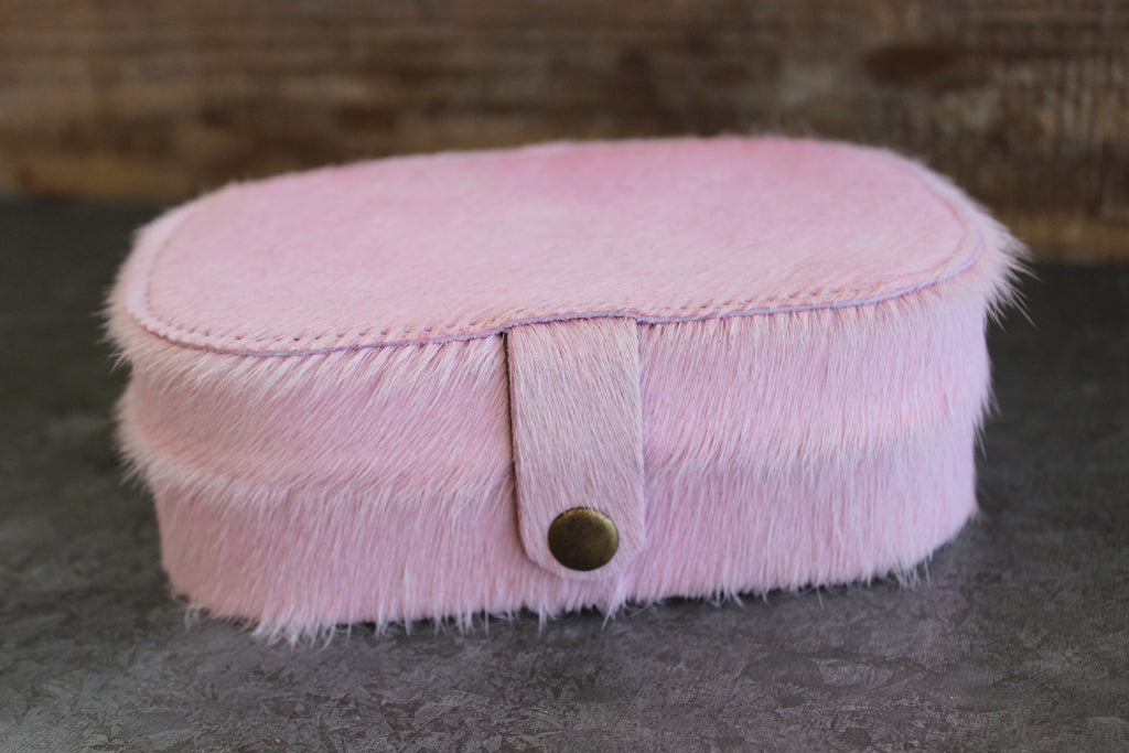 Hair on Hide Jewelry Case