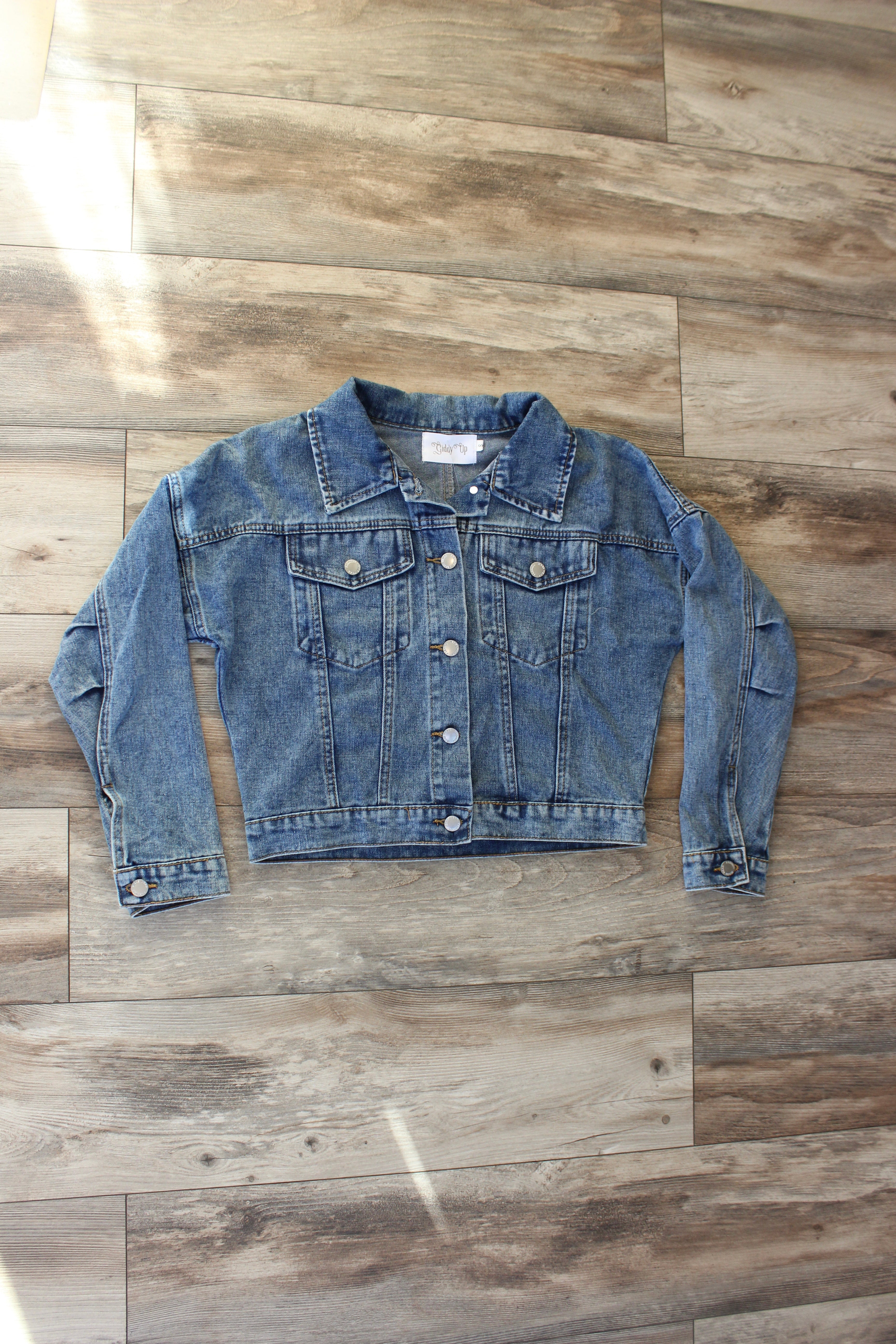 Denim Fringed Jacket