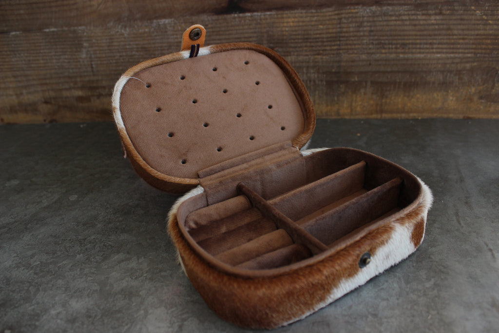 Hair on Hide Jewelry Case