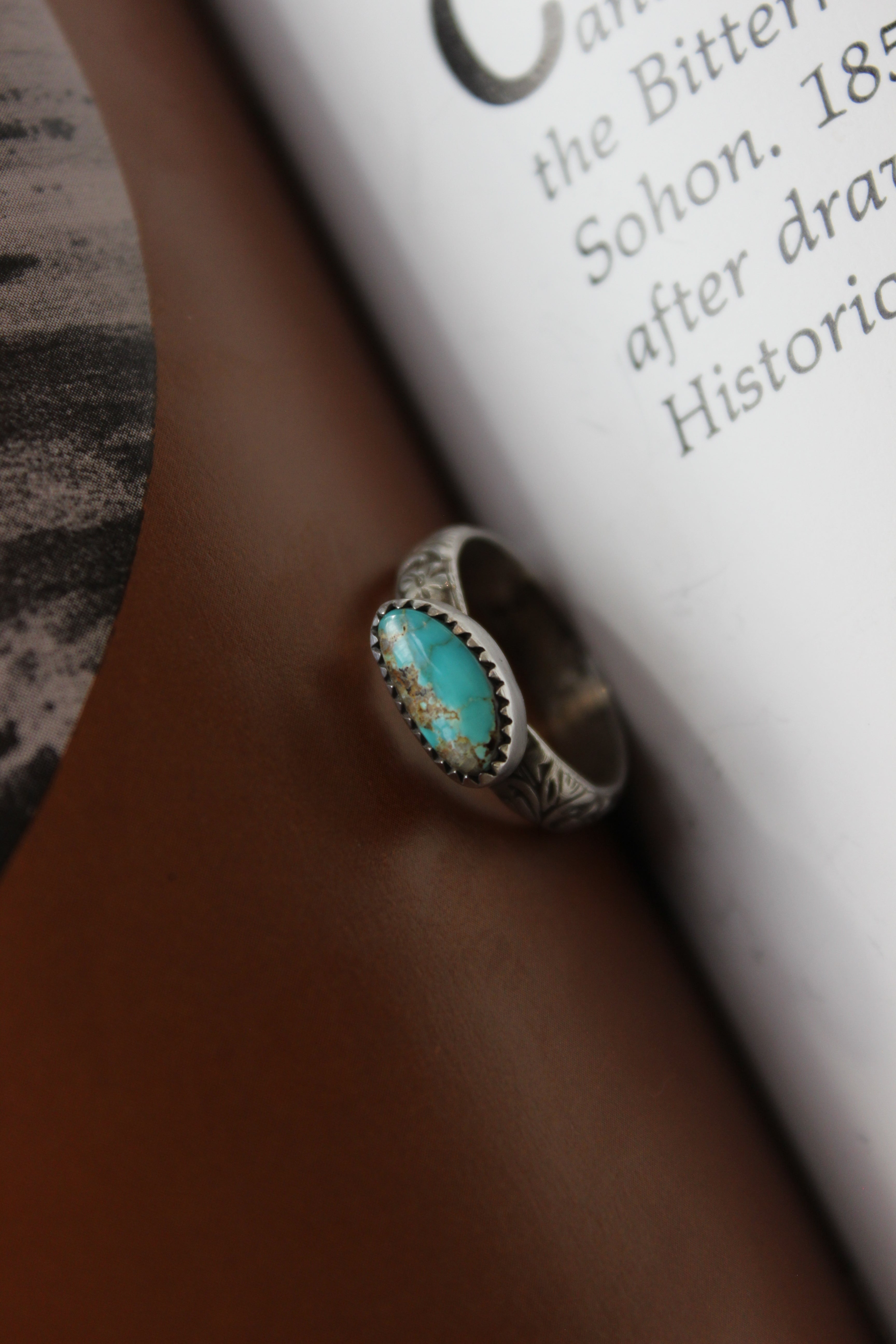 Kingman Oval Stacker Ring