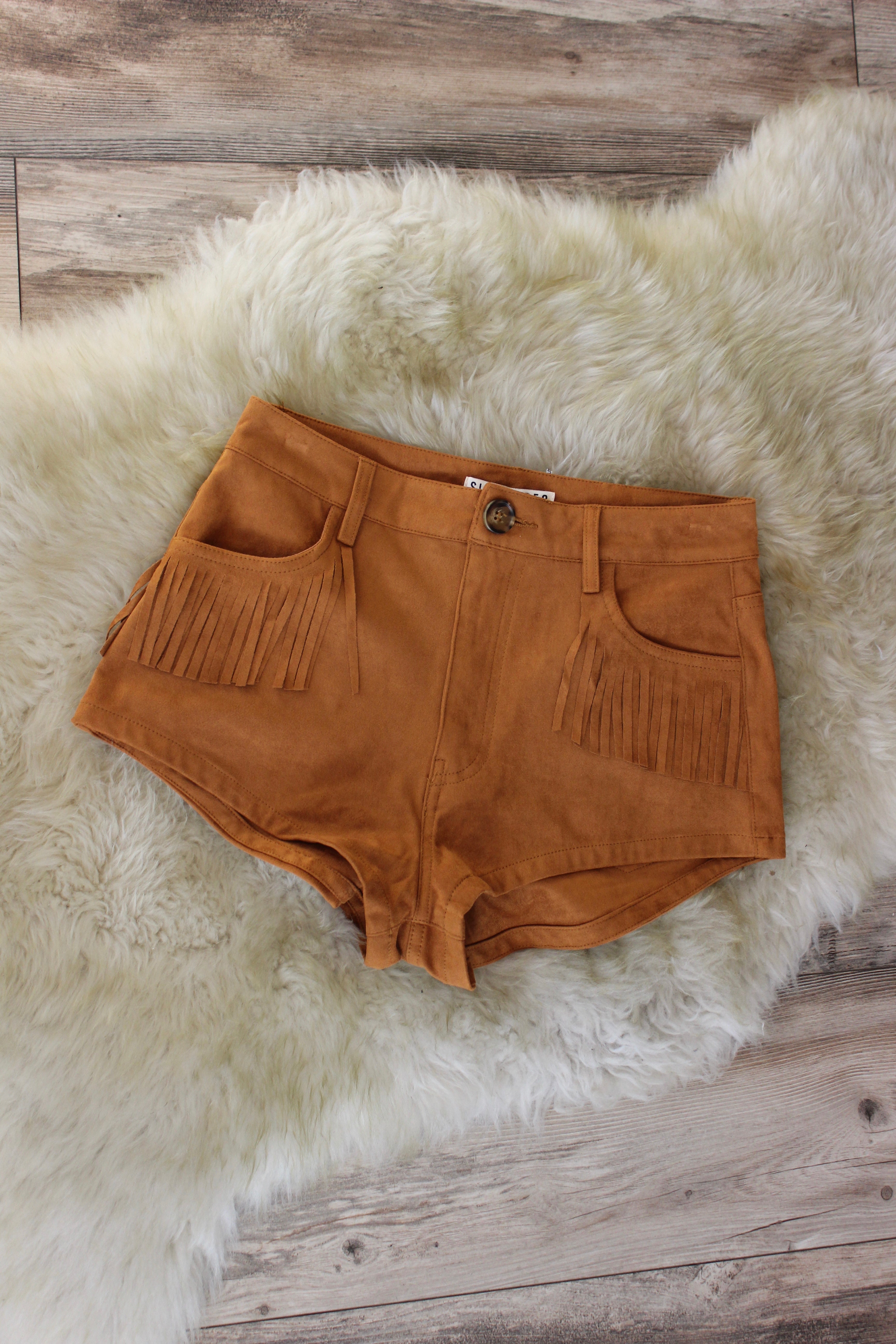 Suede Shorts