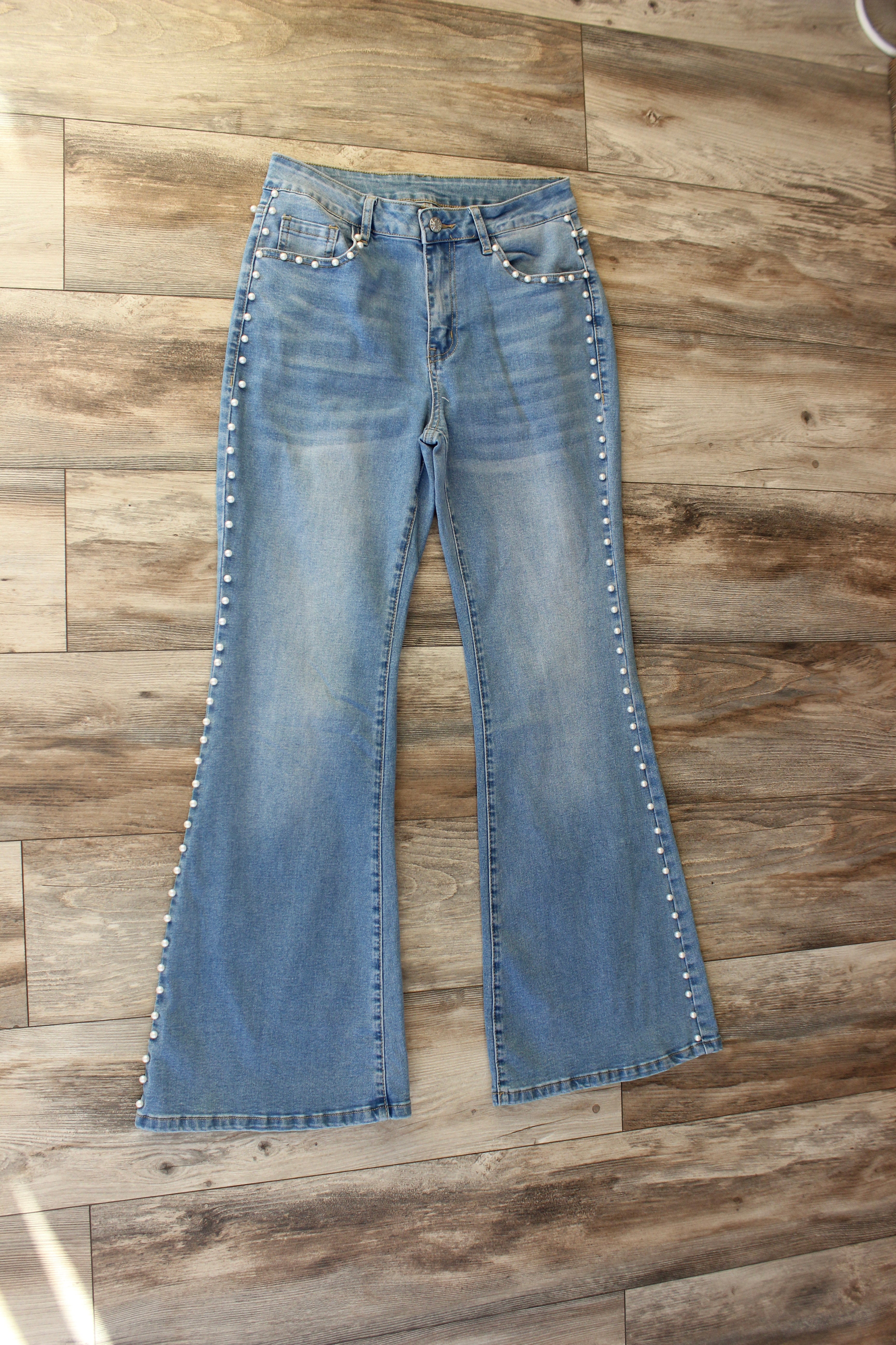 Pearl Studded Jean