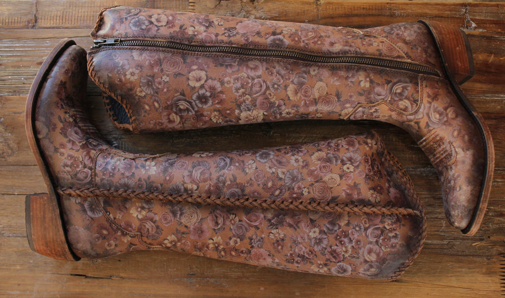 Liberty Black Mini Rosa Cafe Boots