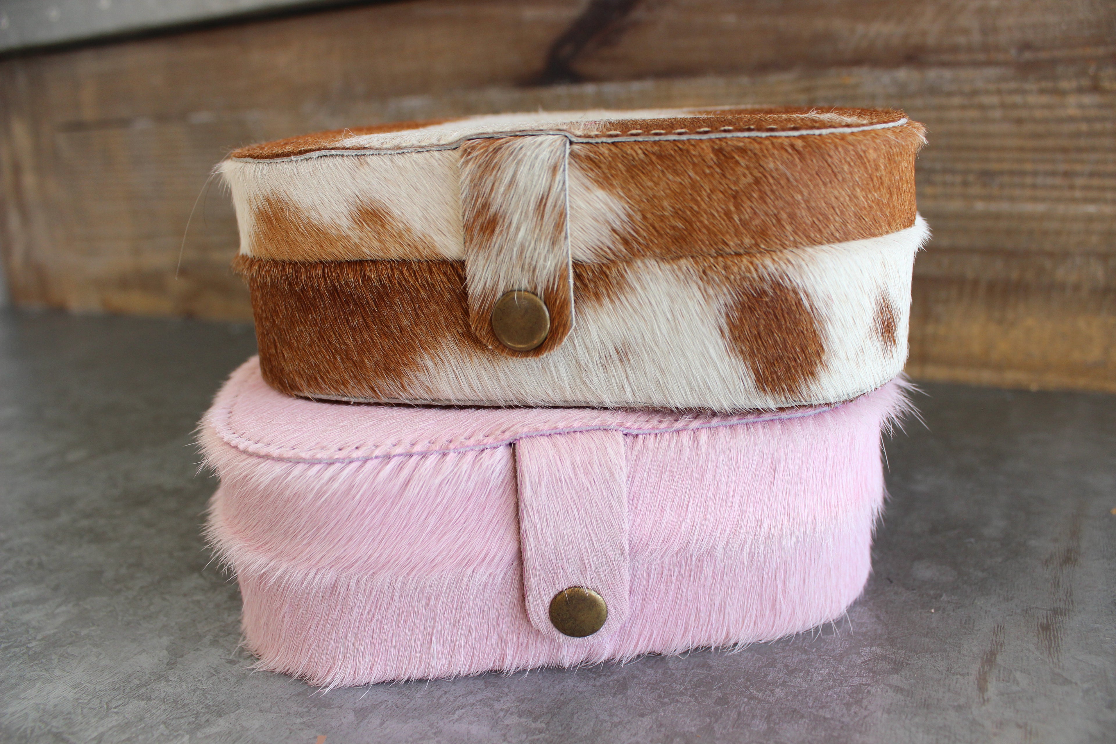 Hair on Hide Jewelry Case