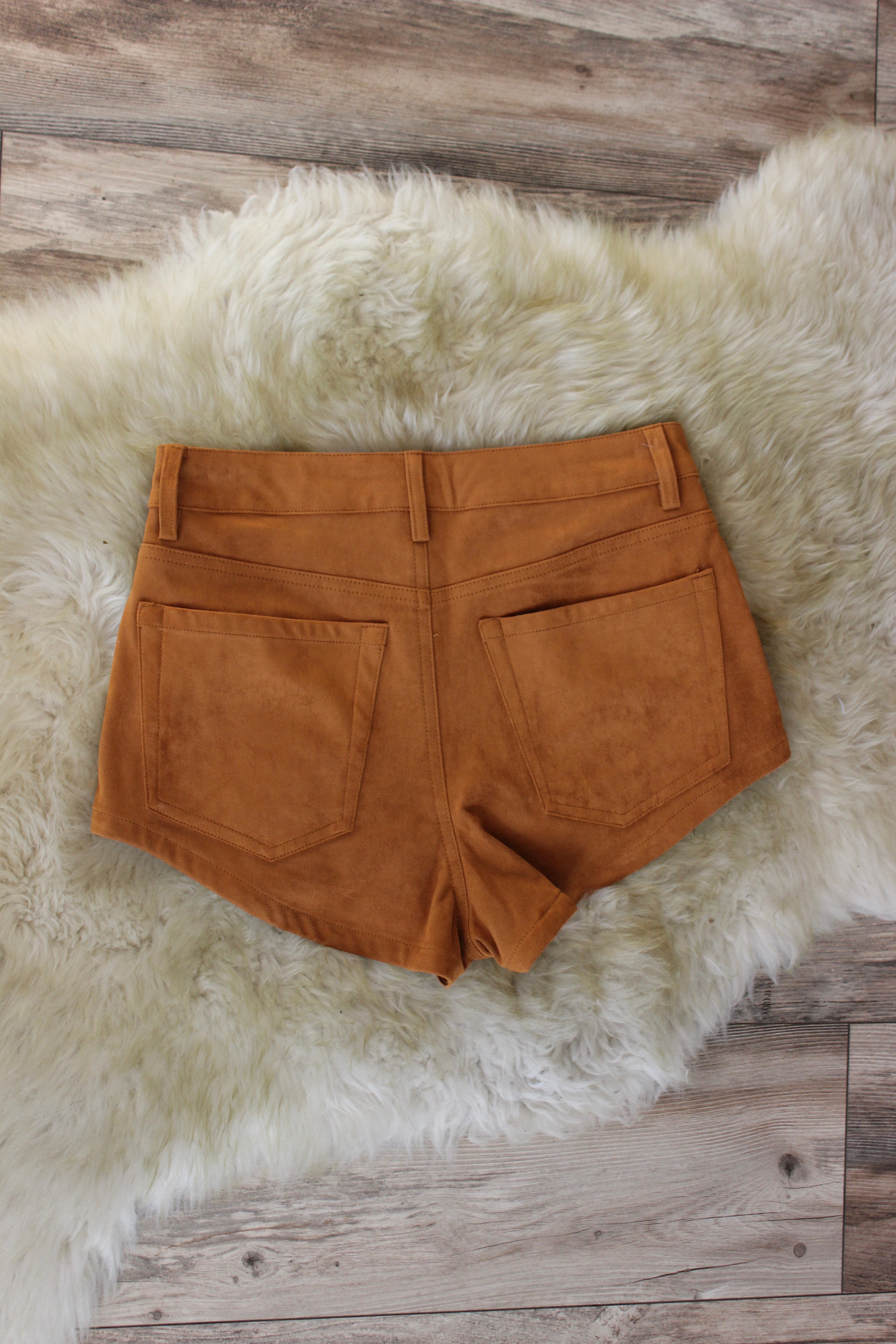 Suede Shorts