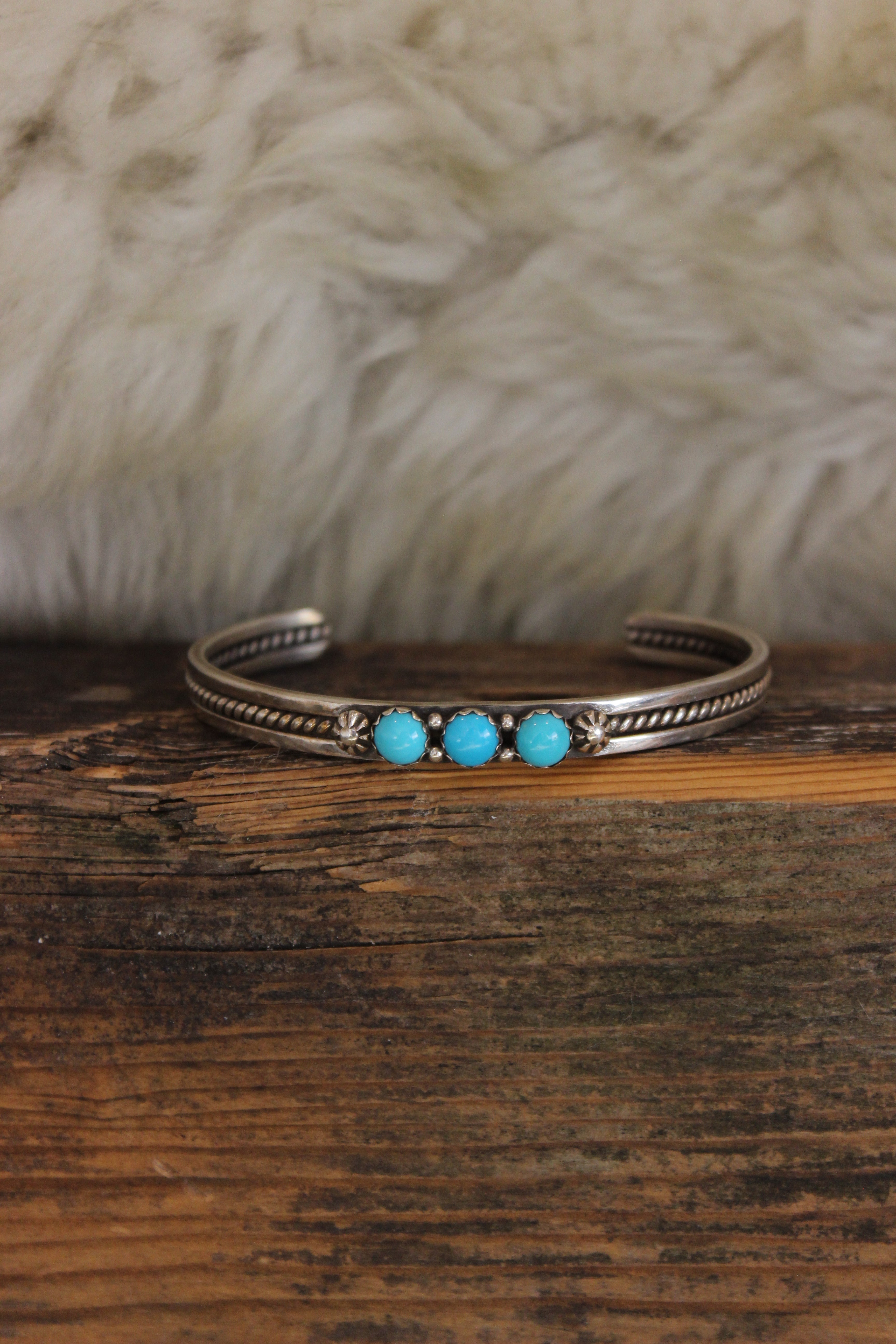 3 Stone Stacker Cuff