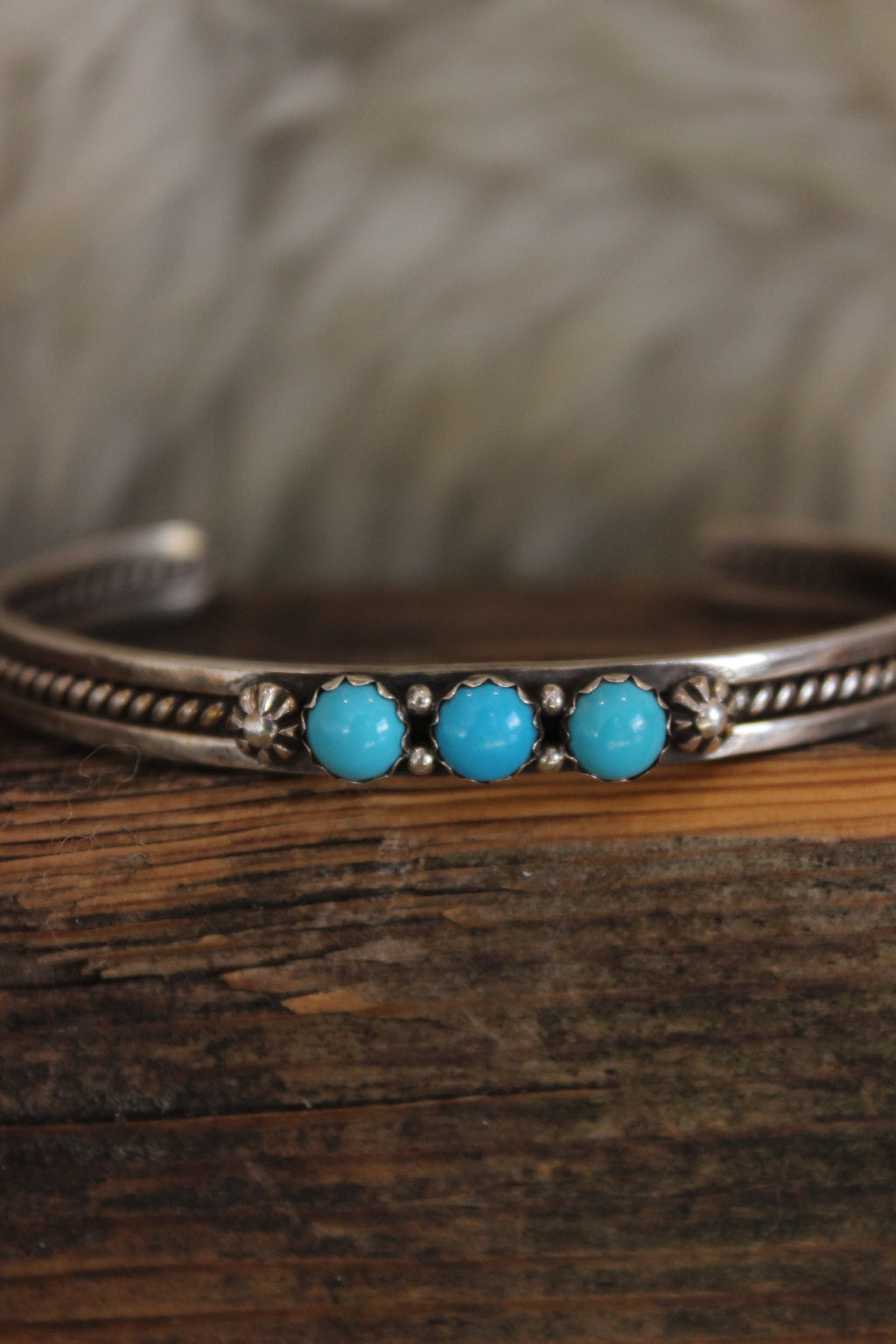 3 Stone Stacker Cuff