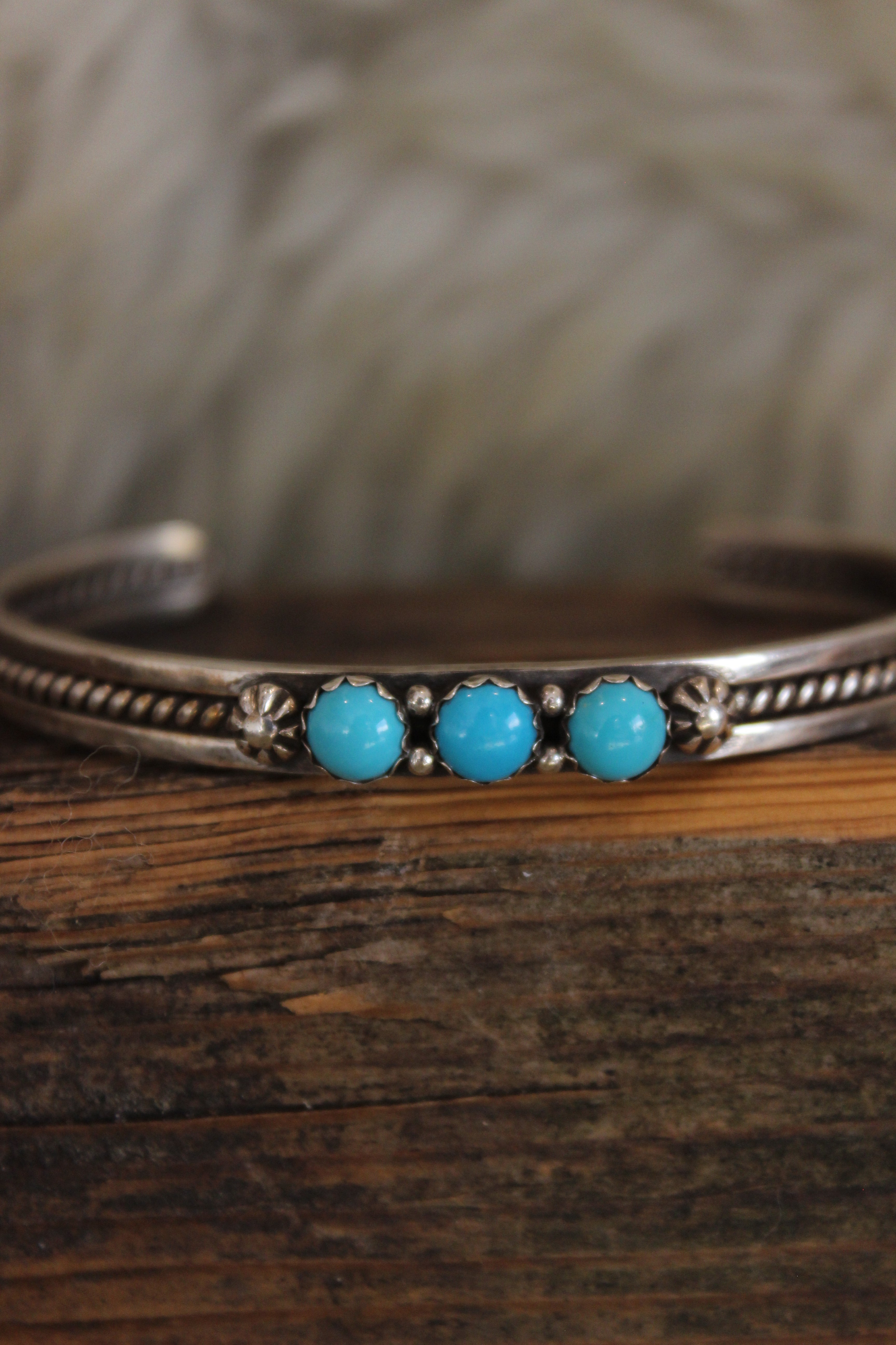 3 Stone Stacker Cuff