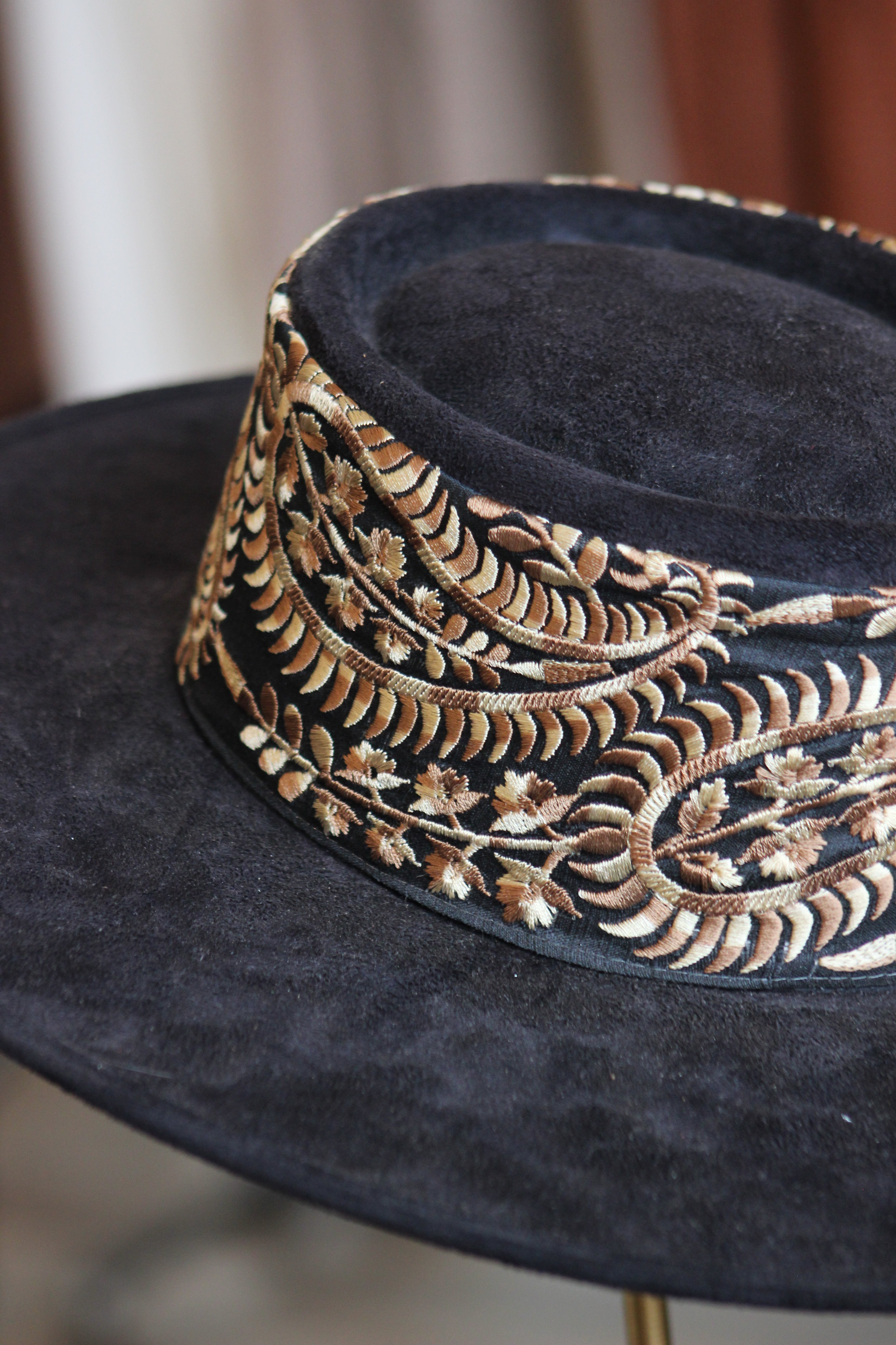 Petra Savage Flat Brimmed Hat