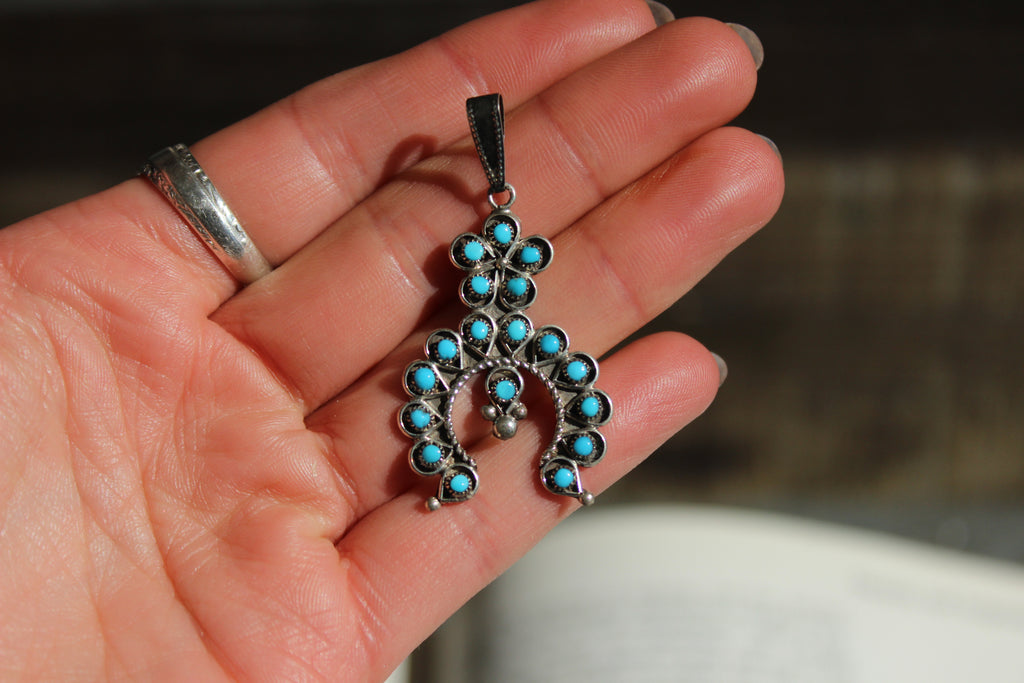 Turquoise Naja Pendant