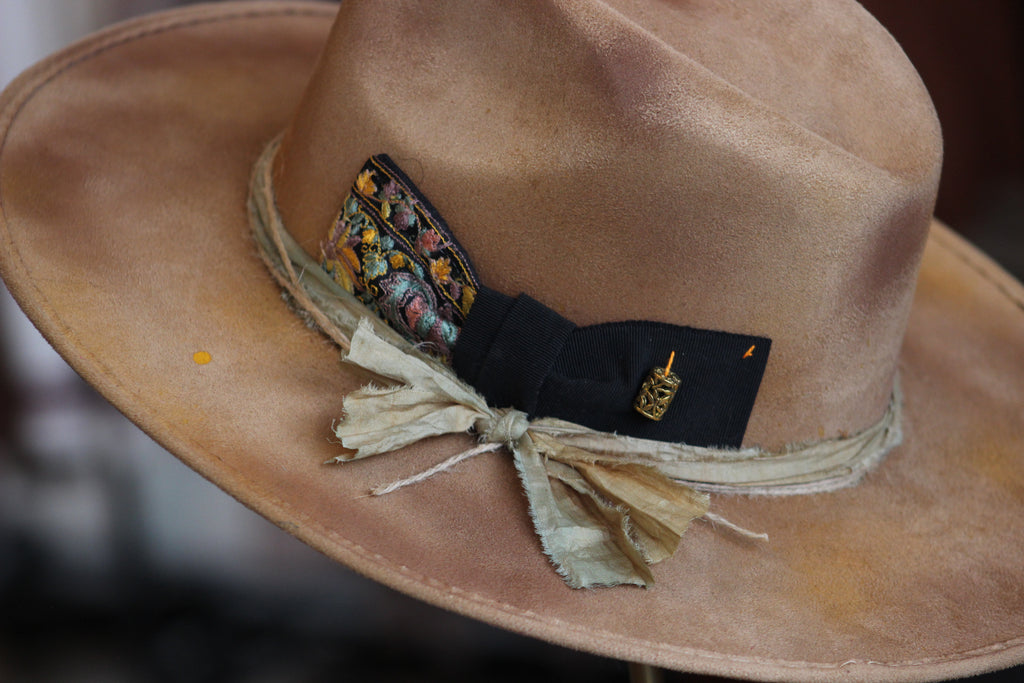 Petra Savage Flat Brimmed Hat