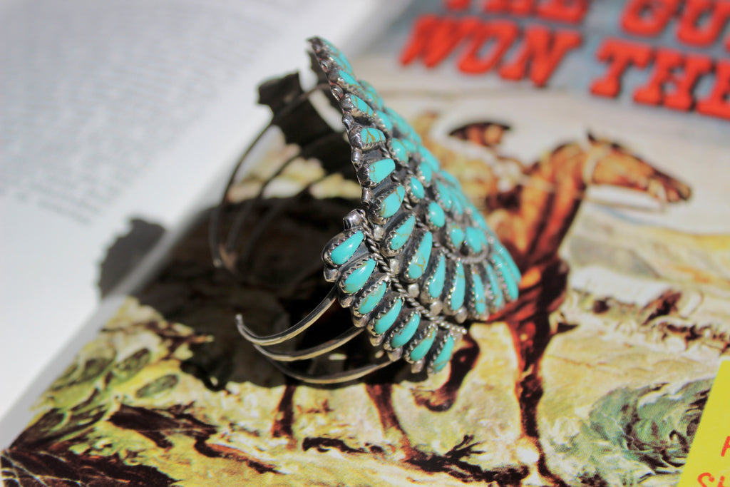 Turquoise Cluster Cuff