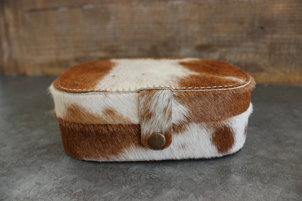 Hair on Hide Jewelry Case