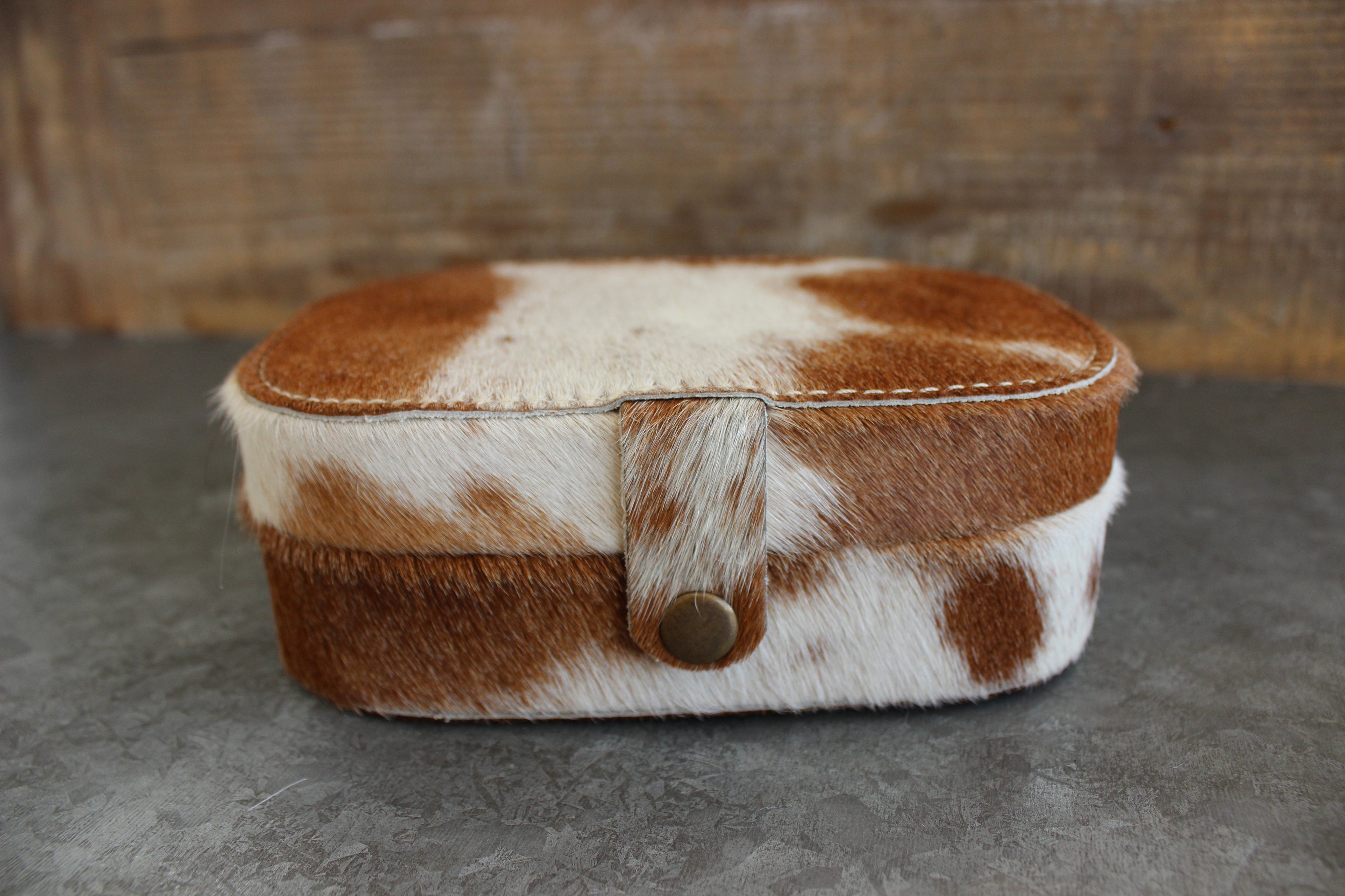 Hair on Hide Jewelry Case