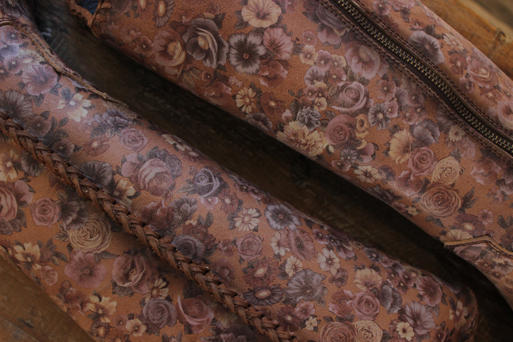 Liberty Black Mini Rosa Cafe Boots