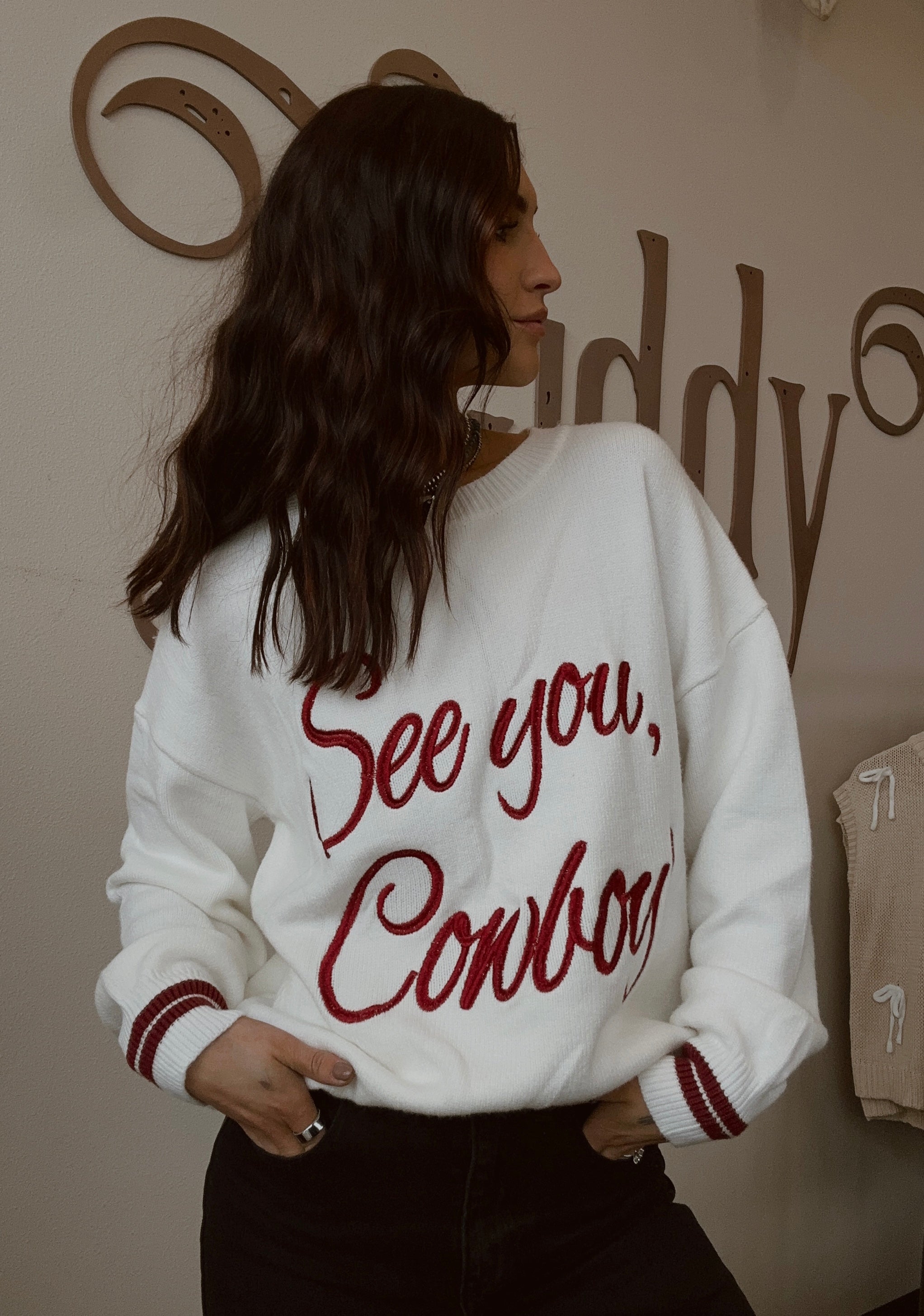 See You Cowboy Sweater
