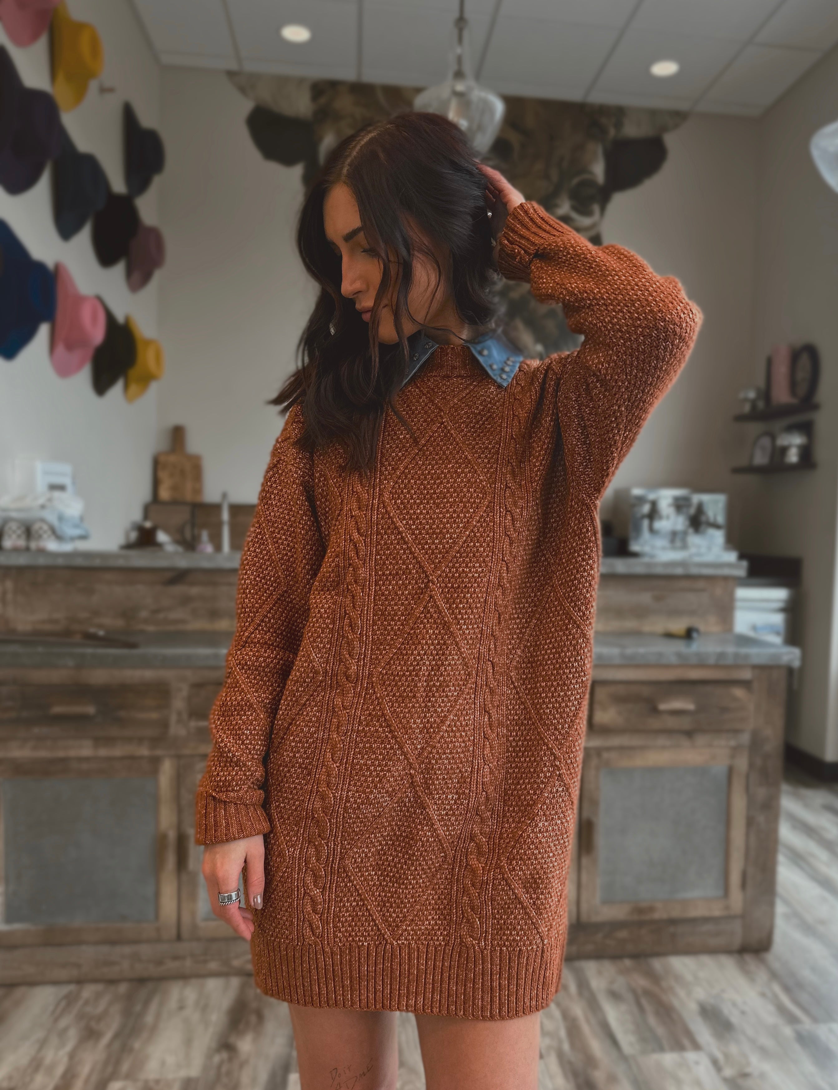 Knit Sweater Dress