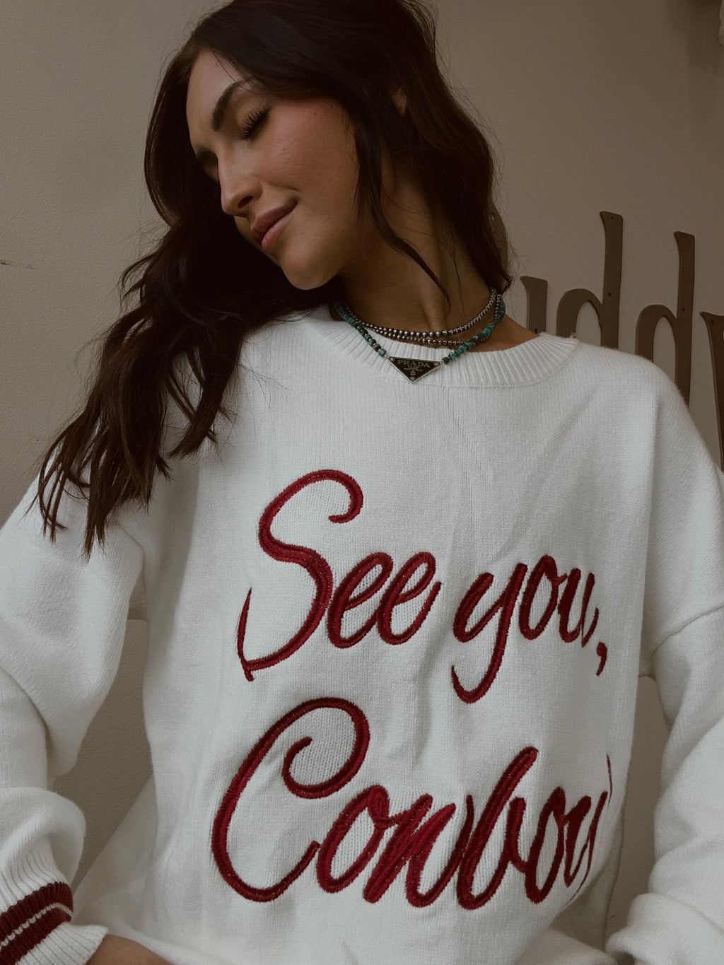 See You Cowboy Sweater