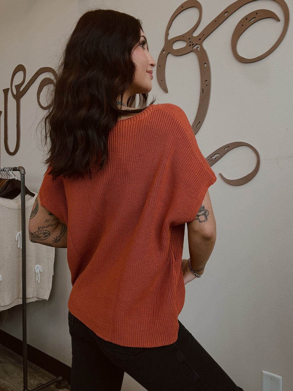 Short Sleeved Sweater