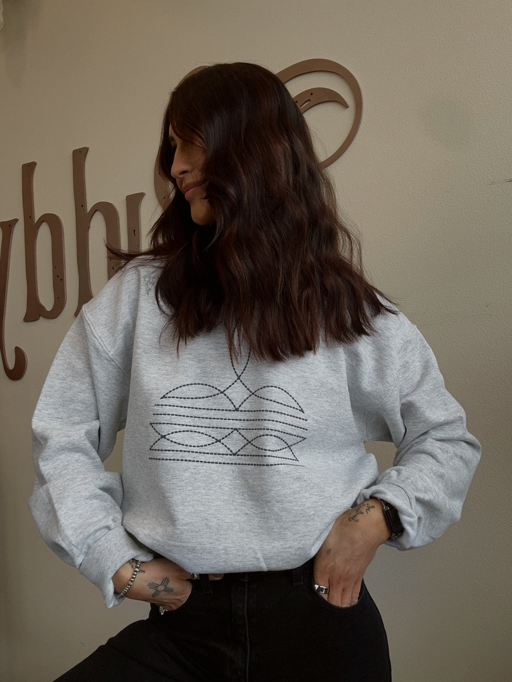 Boot Stitch Crewneck