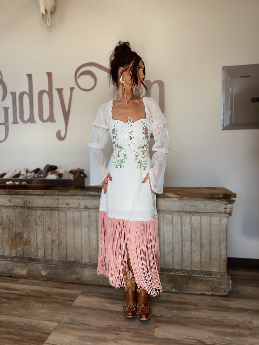 The Dolly Fringed Dress