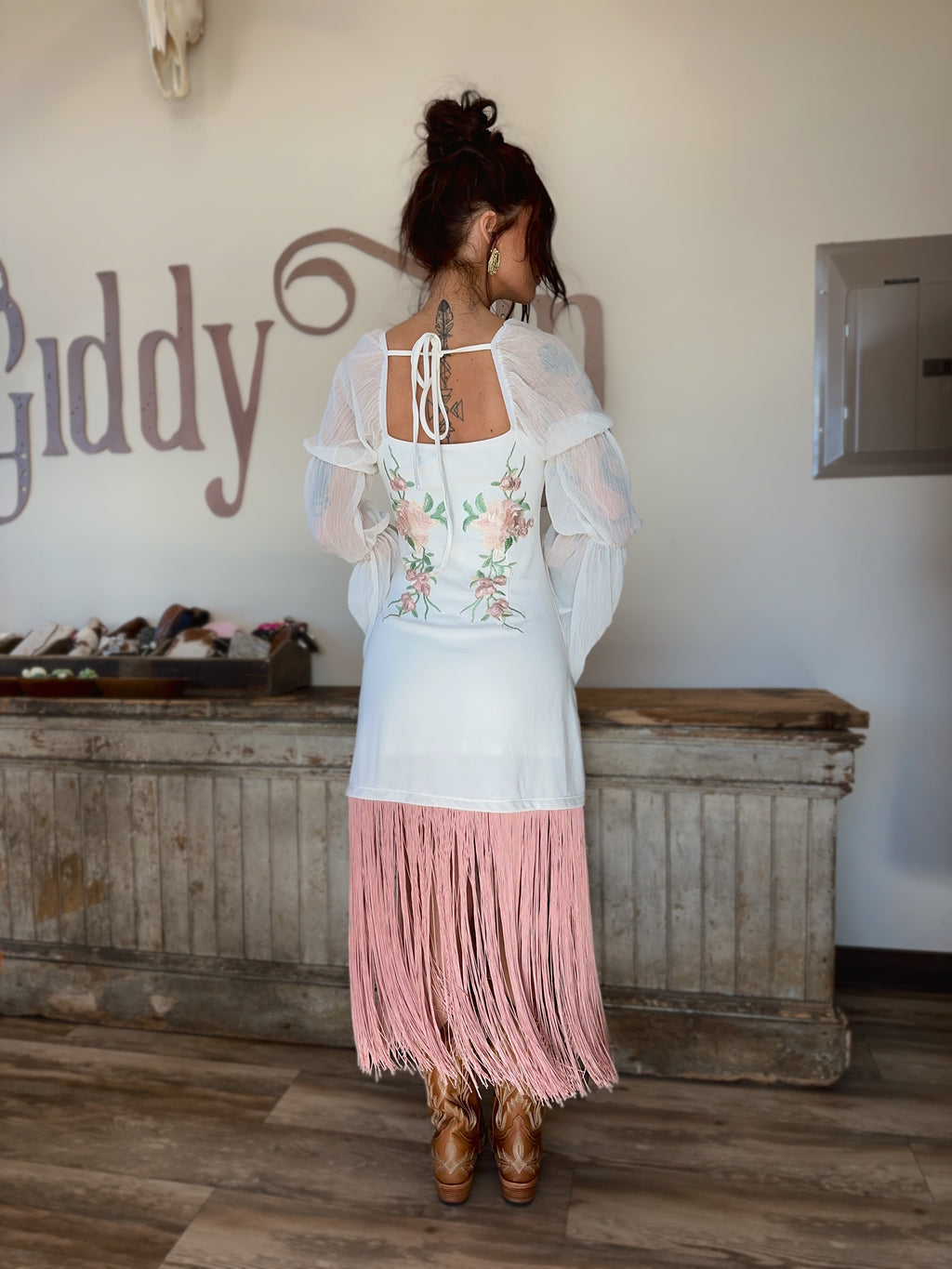 The Dolly Fringed Dress