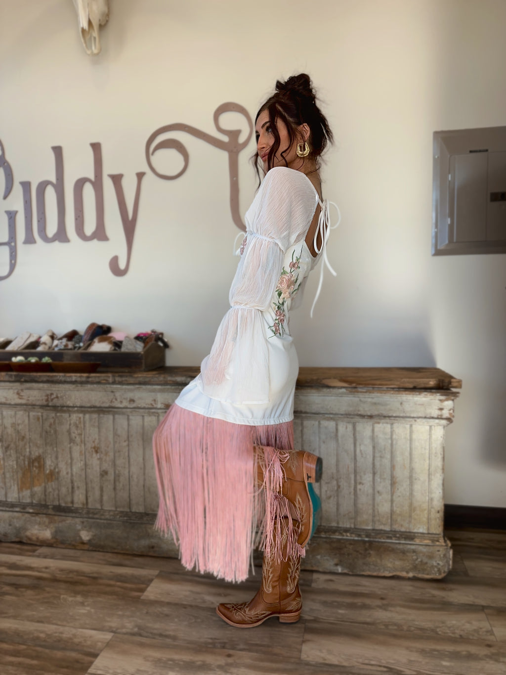 The Dolly Fringed Dress