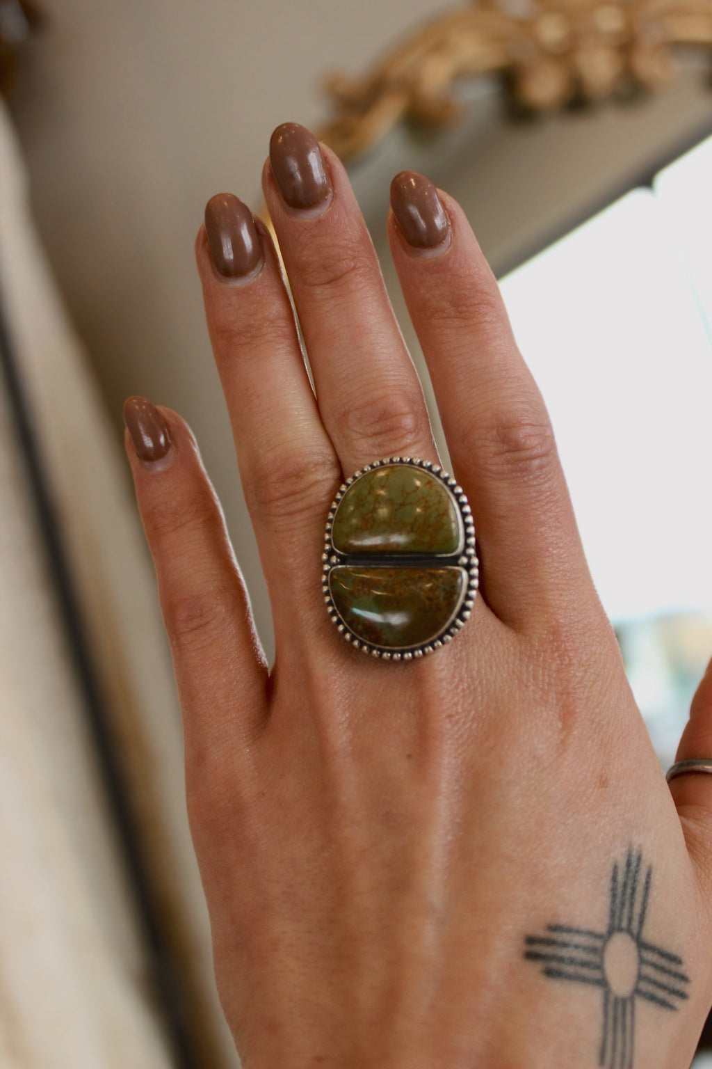 2 Stone Royston Adjustable Ring