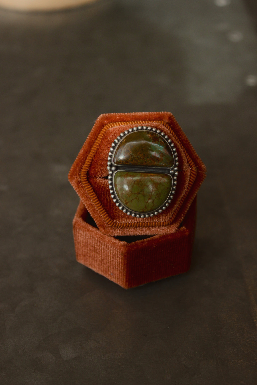 2 Stone Royston Adjustable Ring