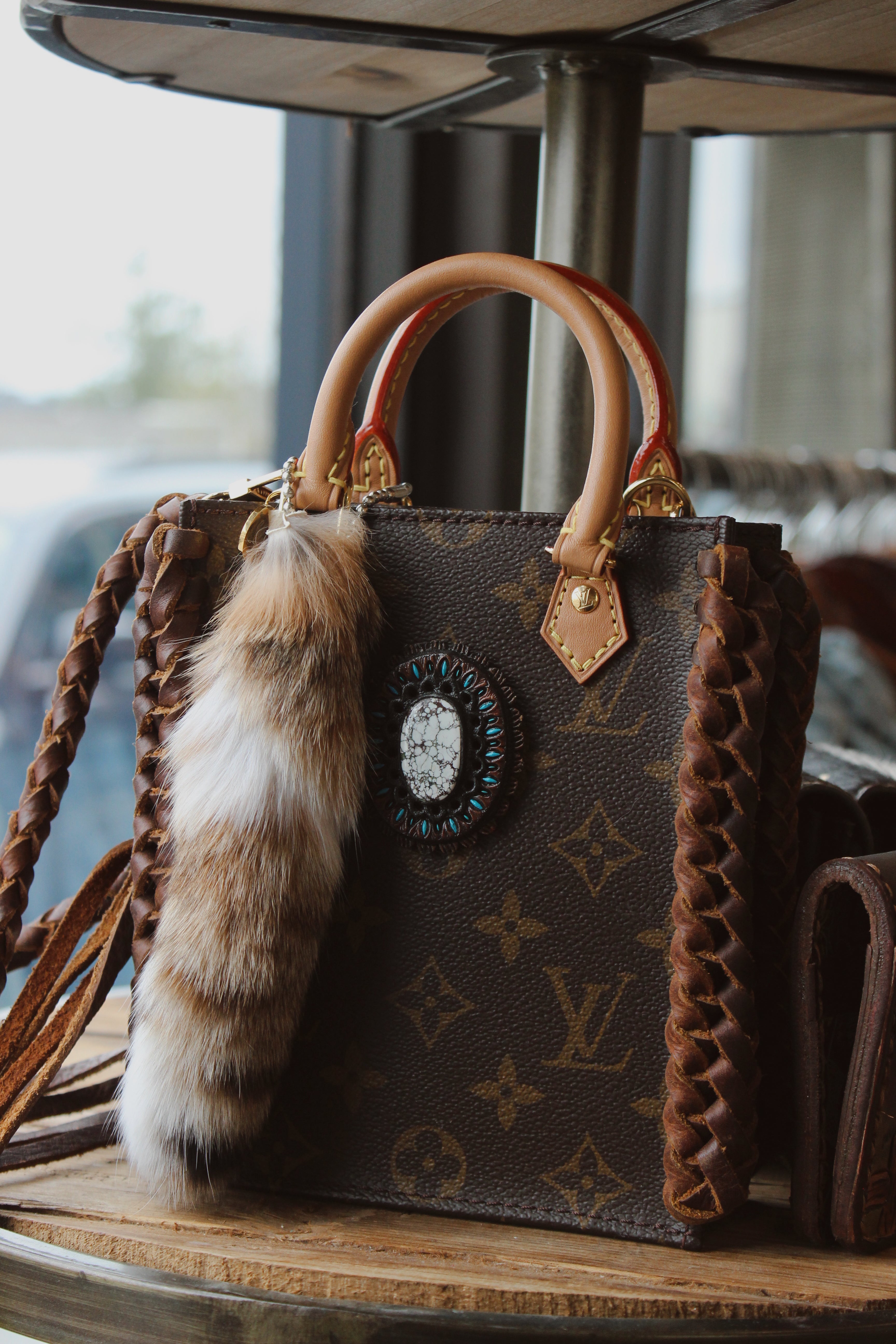 Lynx Tail Purse Charm