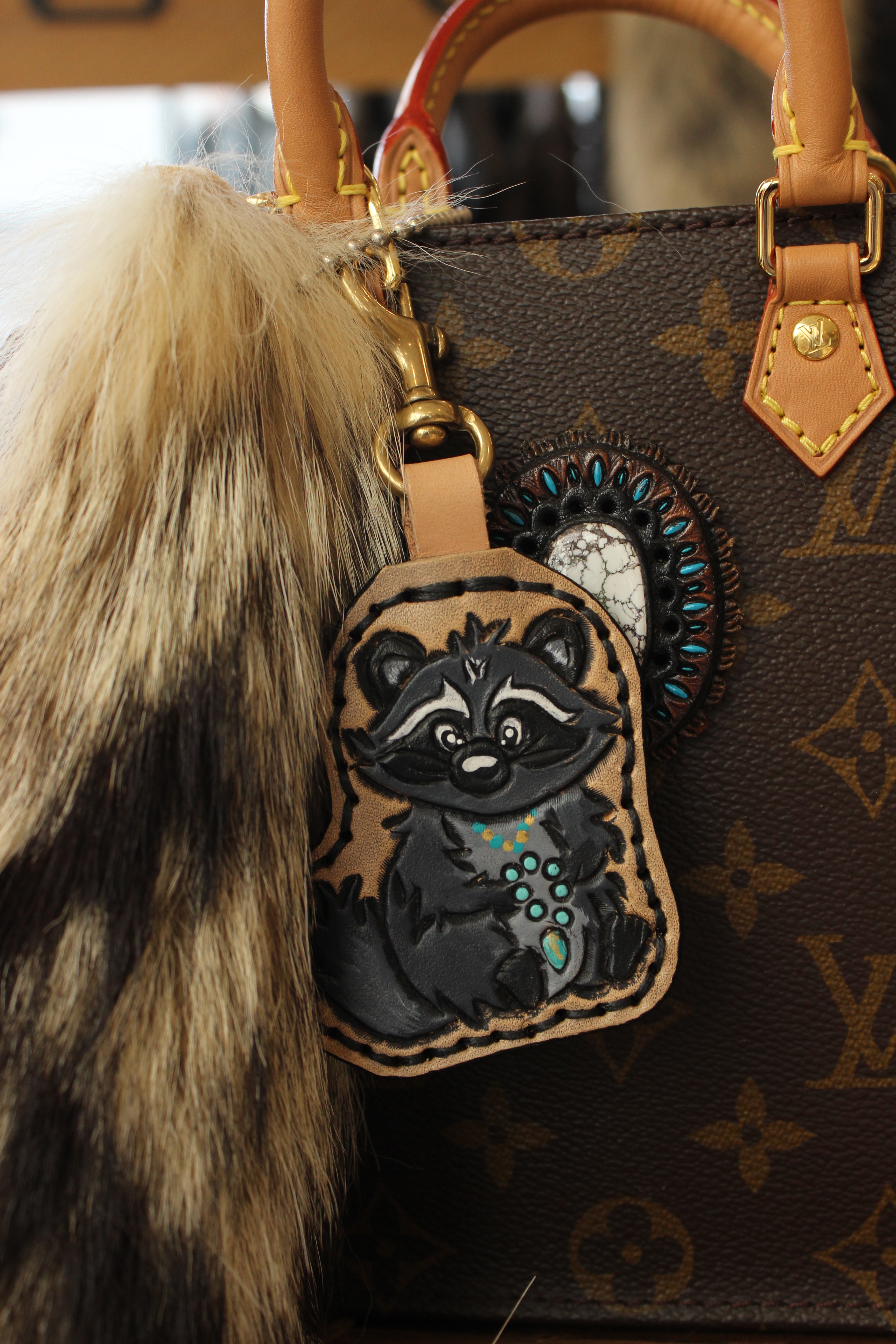 Trash Panda Purse Charm