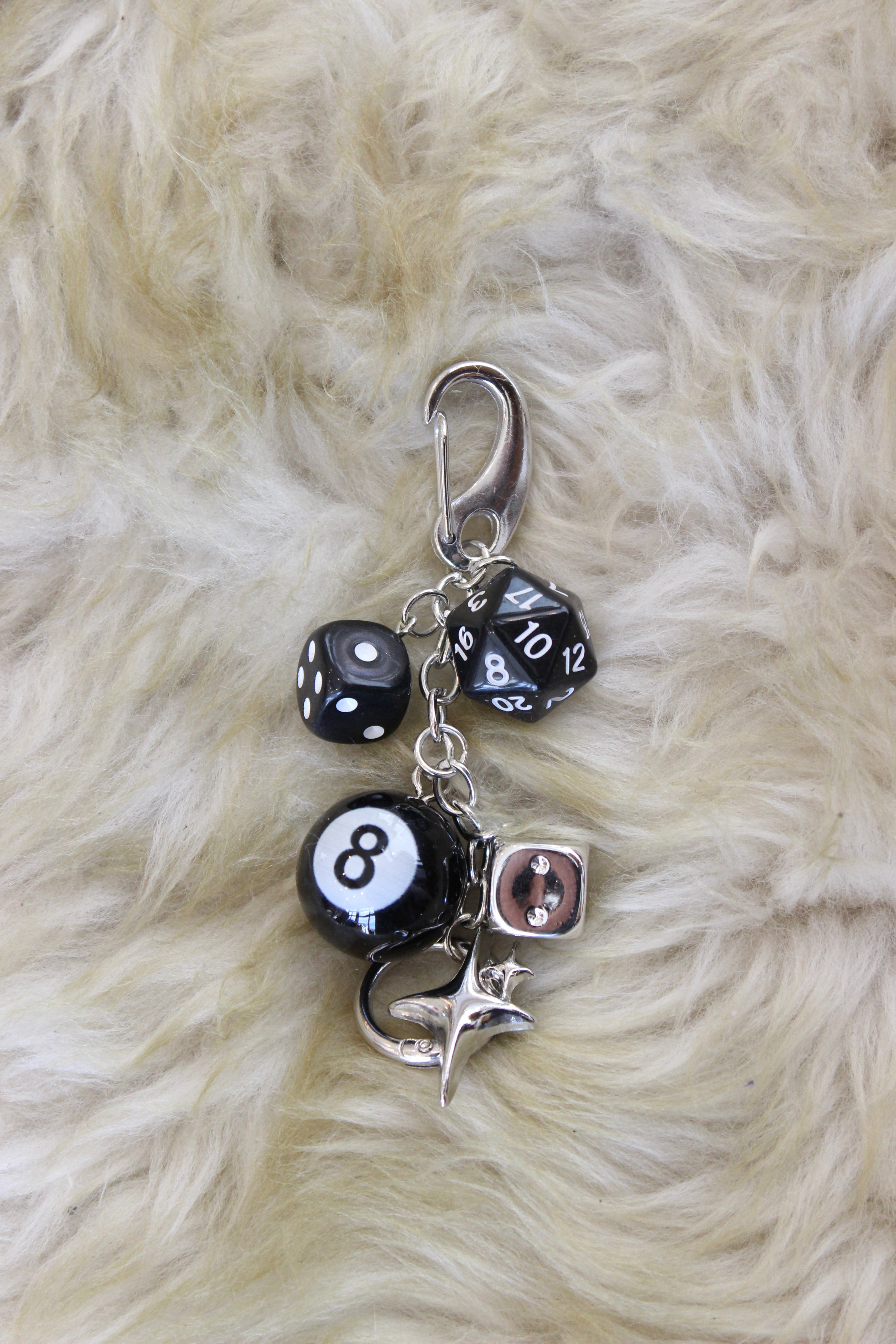 8 Ball Dice Bag Charms