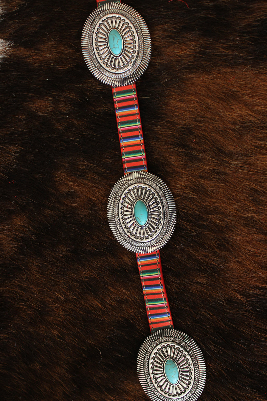 Concho Leather Belt
