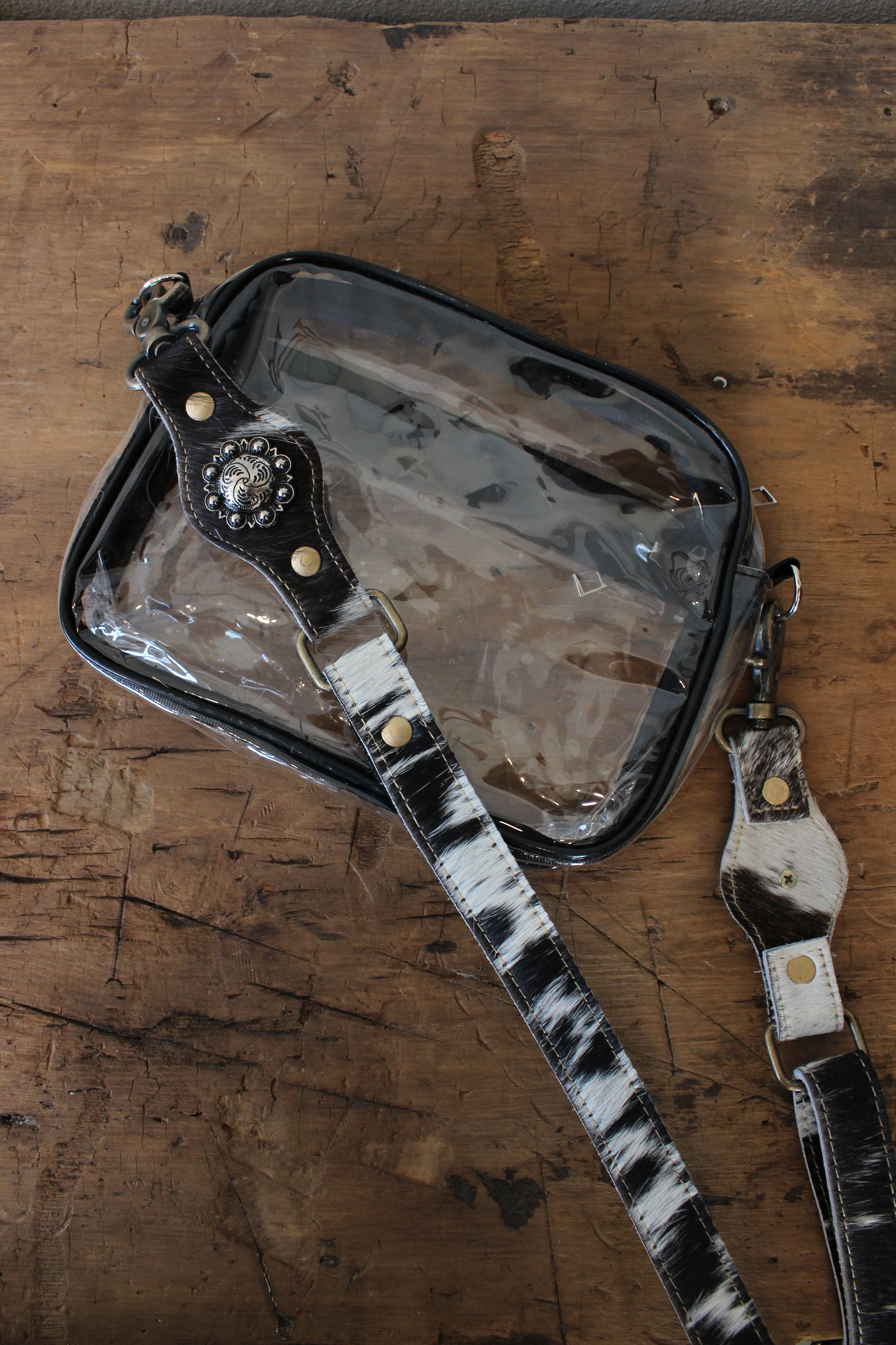 Stadium Bum Bag W/ Cowhide Strap