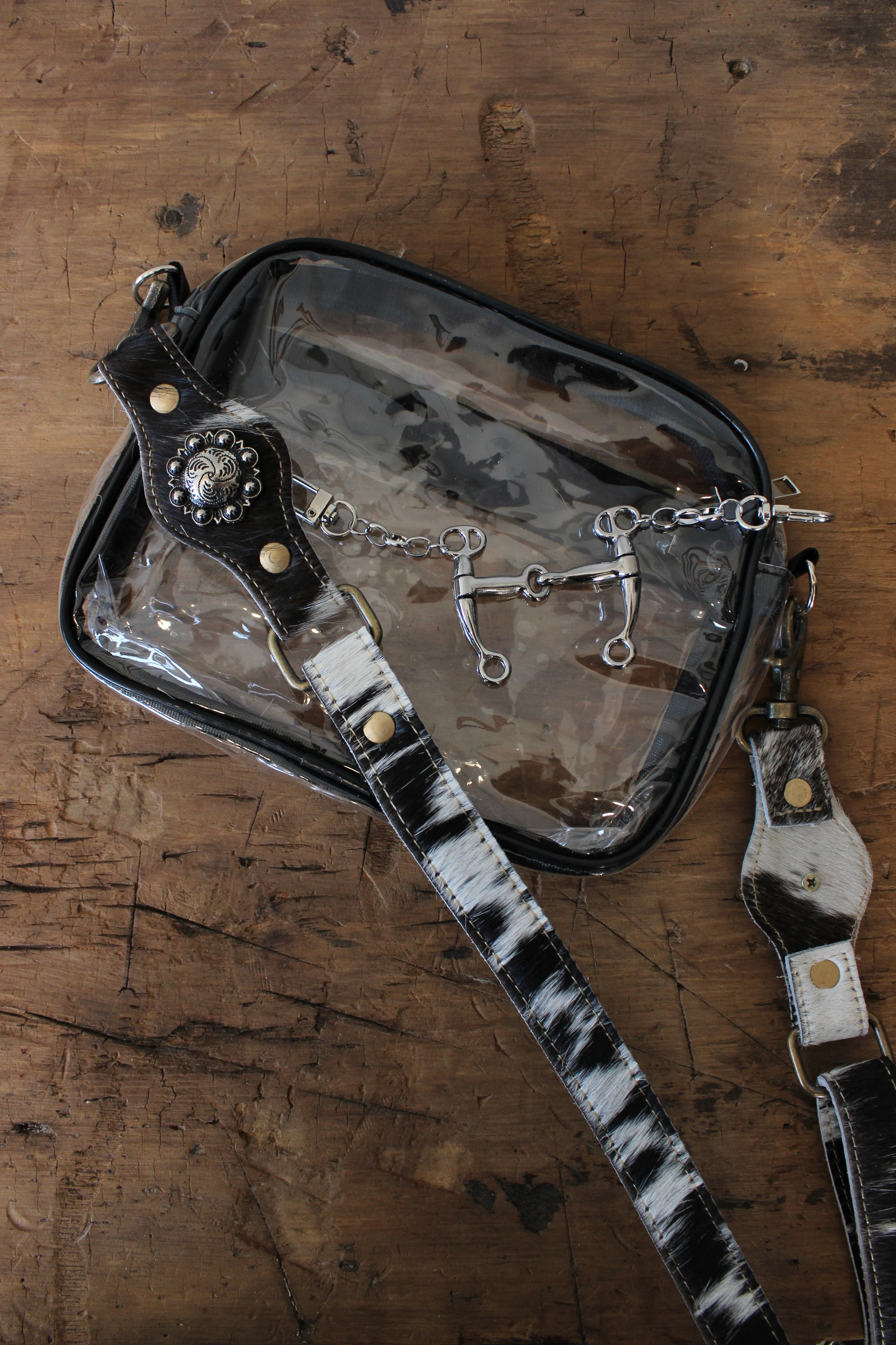 Stadium Bum Bag W/ Cowhide Strap