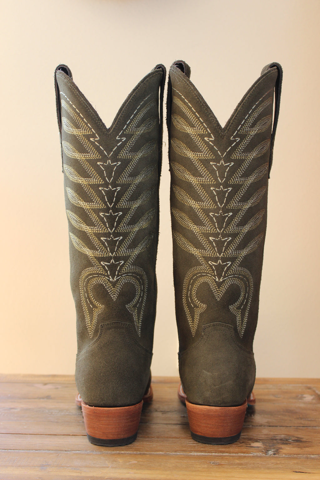 Lane Squash Blossom Boot -Olive