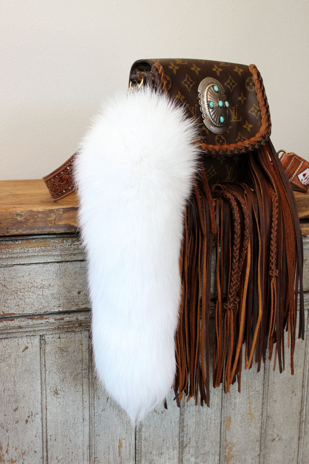 Fox Tail Purse Charm