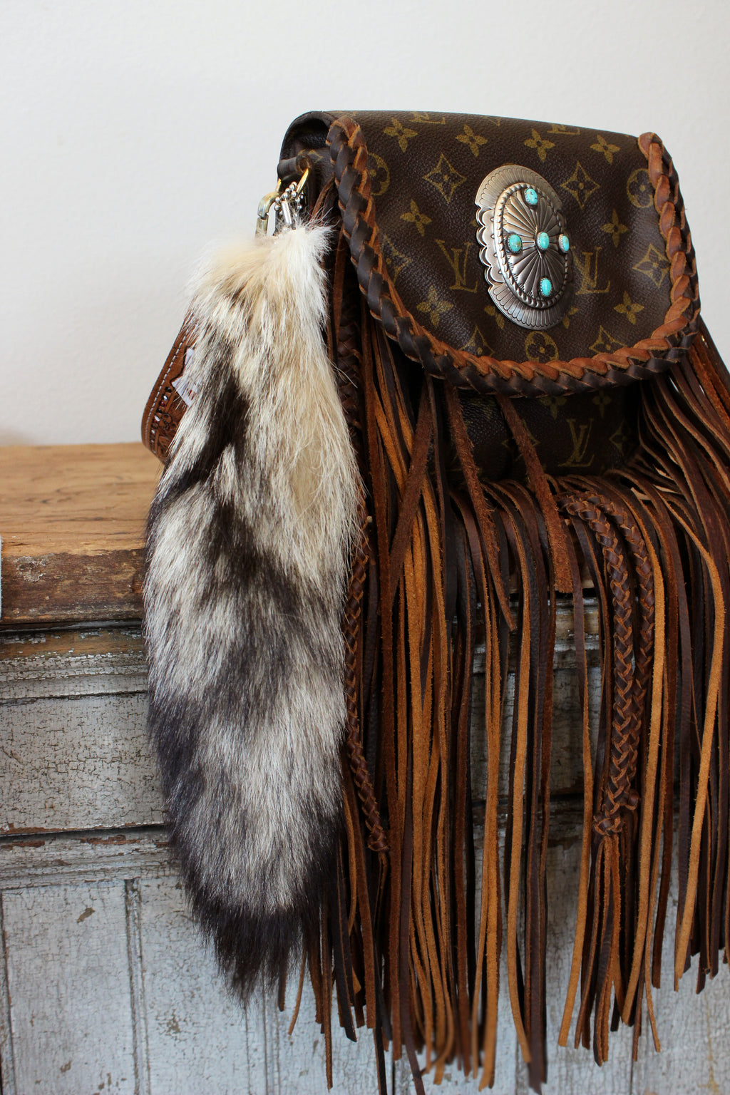 Fox Tail Purse Charm