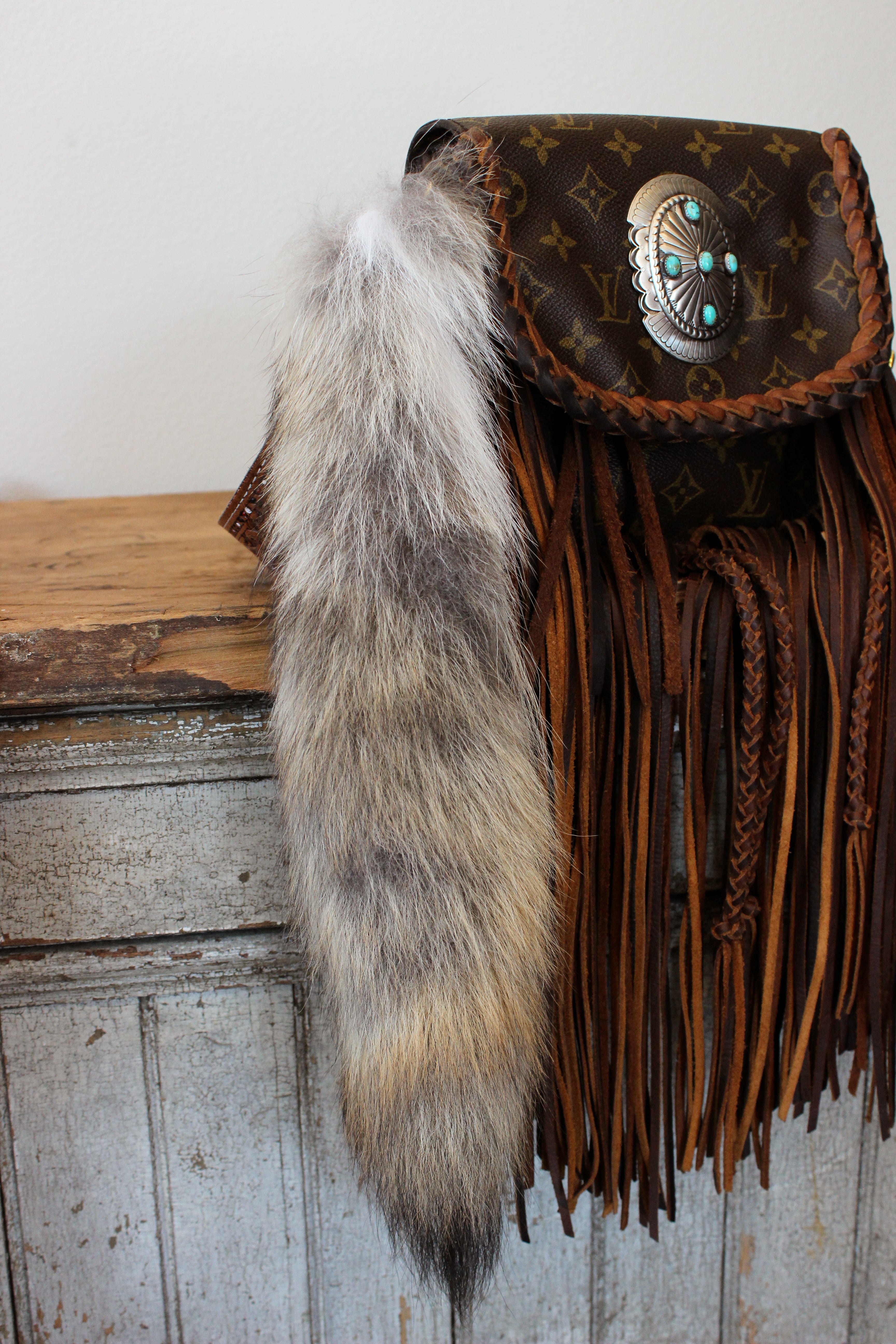Fox Tail Purse Charm