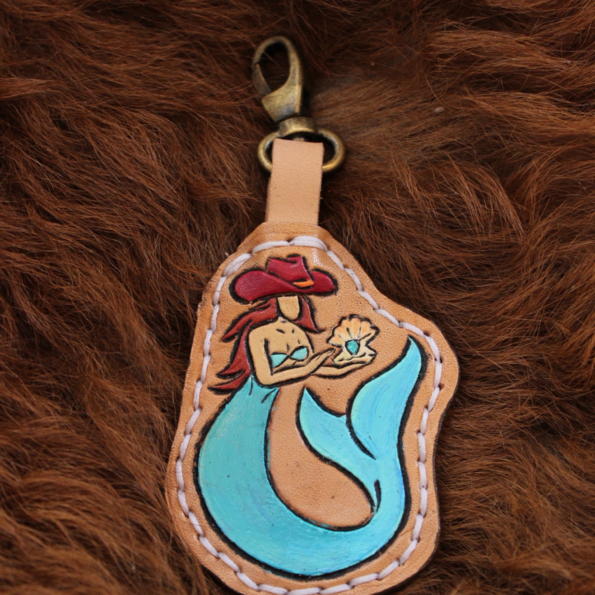 Cowgirl Of The Sea Purse Charm