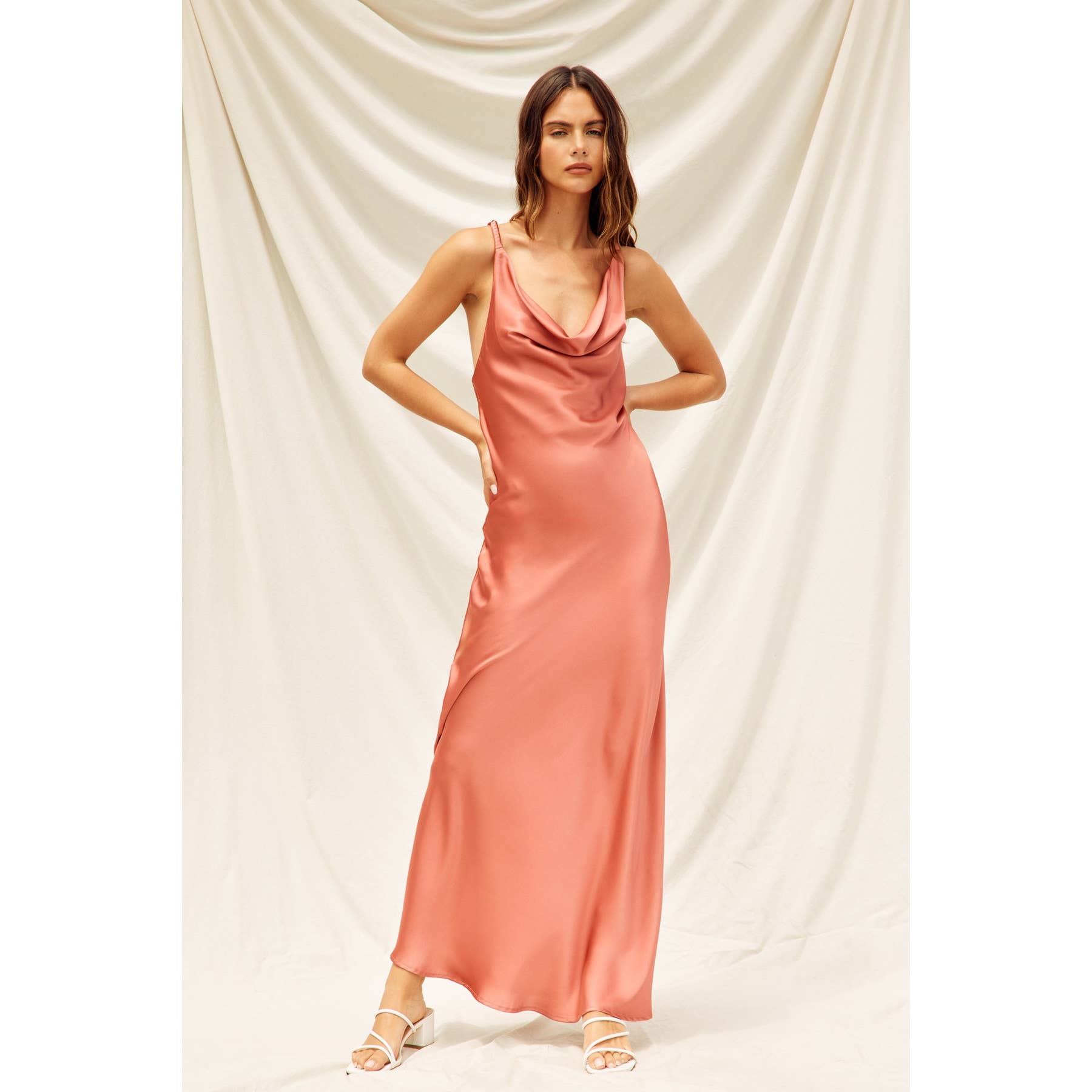Twisted Strap Maxi Dress
