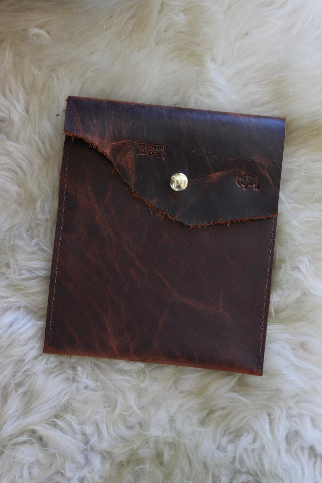 Buffalo Hide Snap Coin Purse