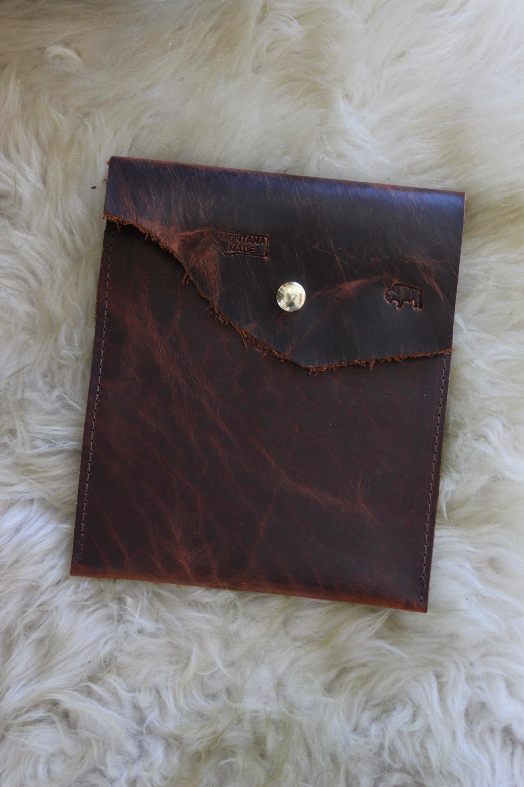 Buffalo Hide Snap Coin Purse
