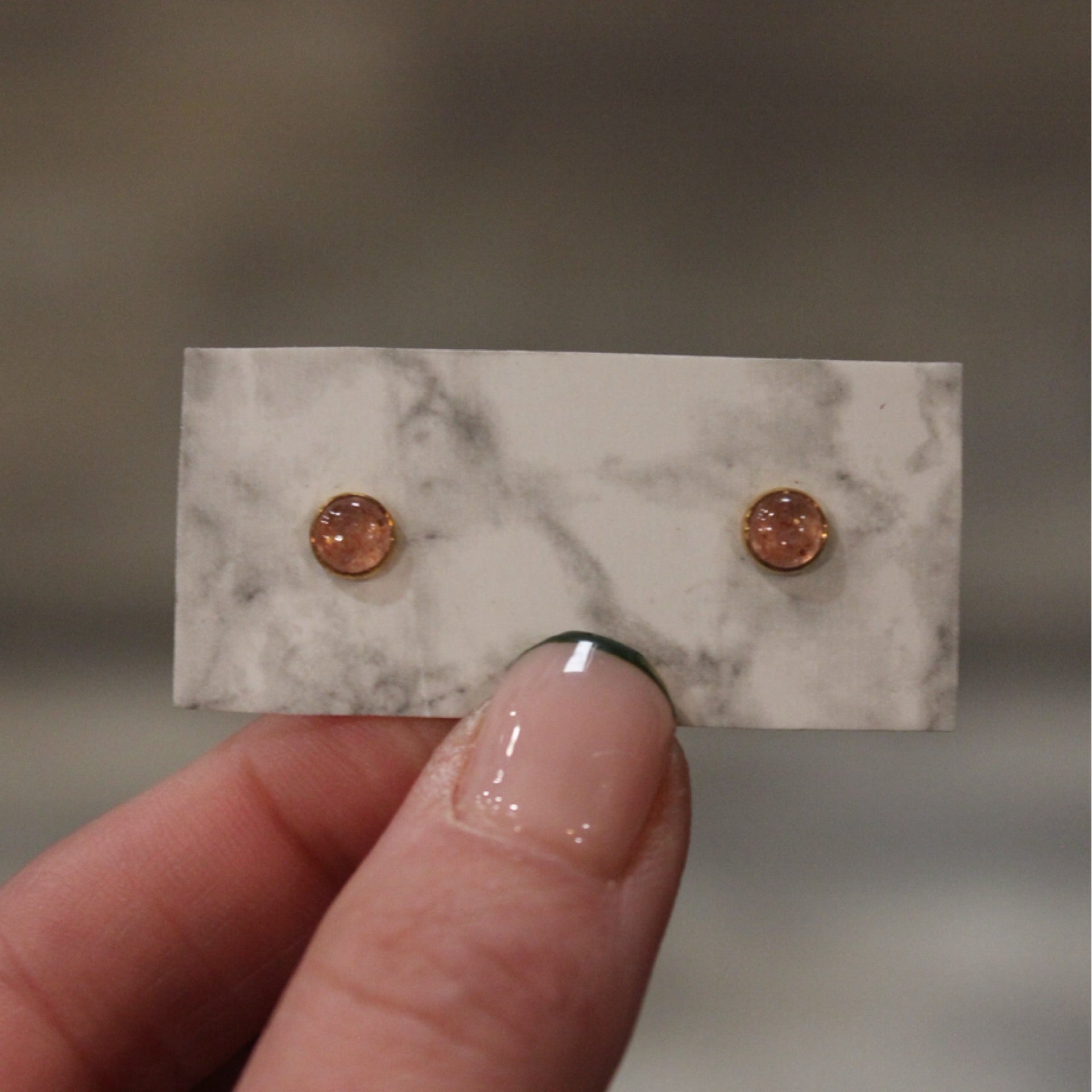 Rose Quartz 5mm Studs