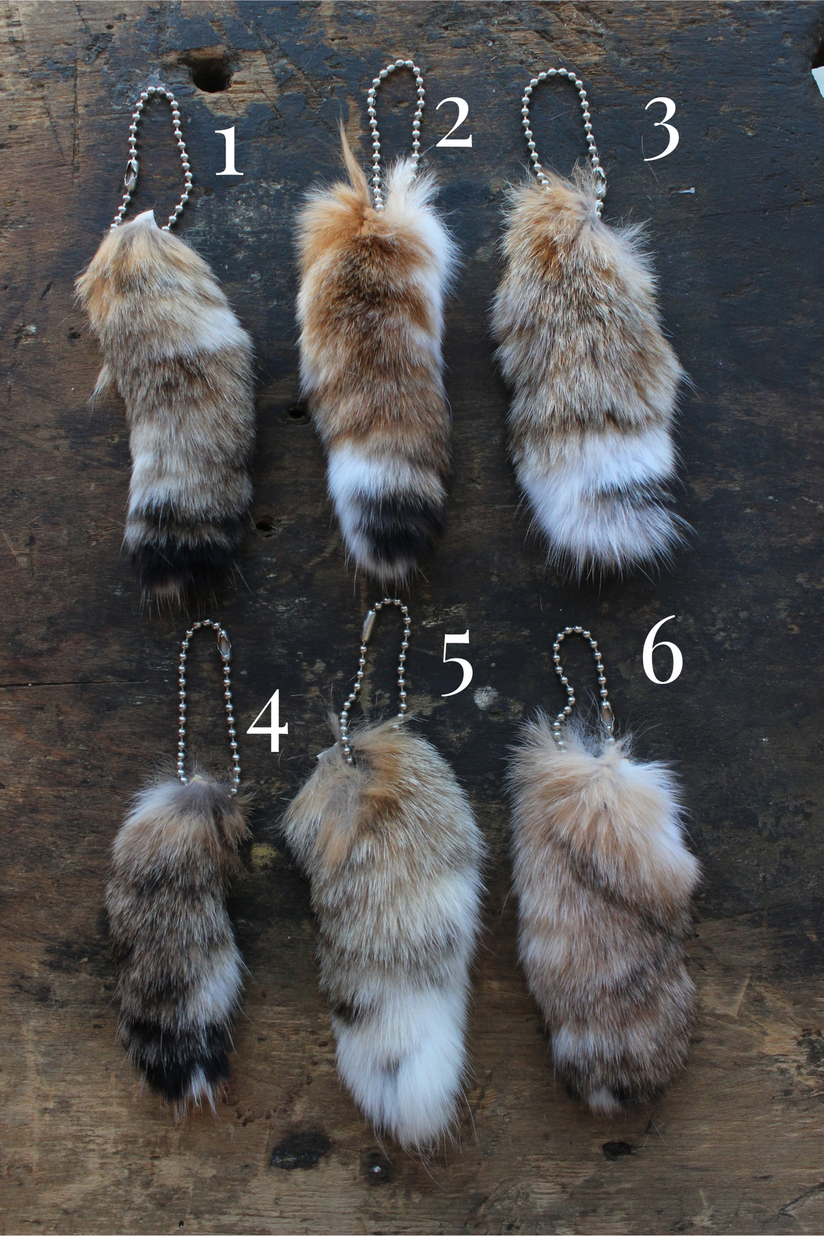 Bobcat Tail Keychains - Small