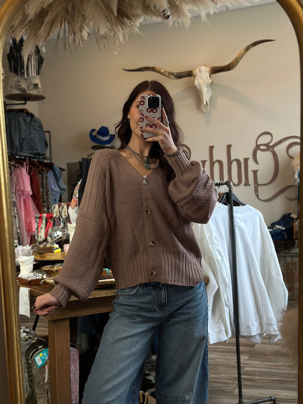 Knit Button Up Cardigan