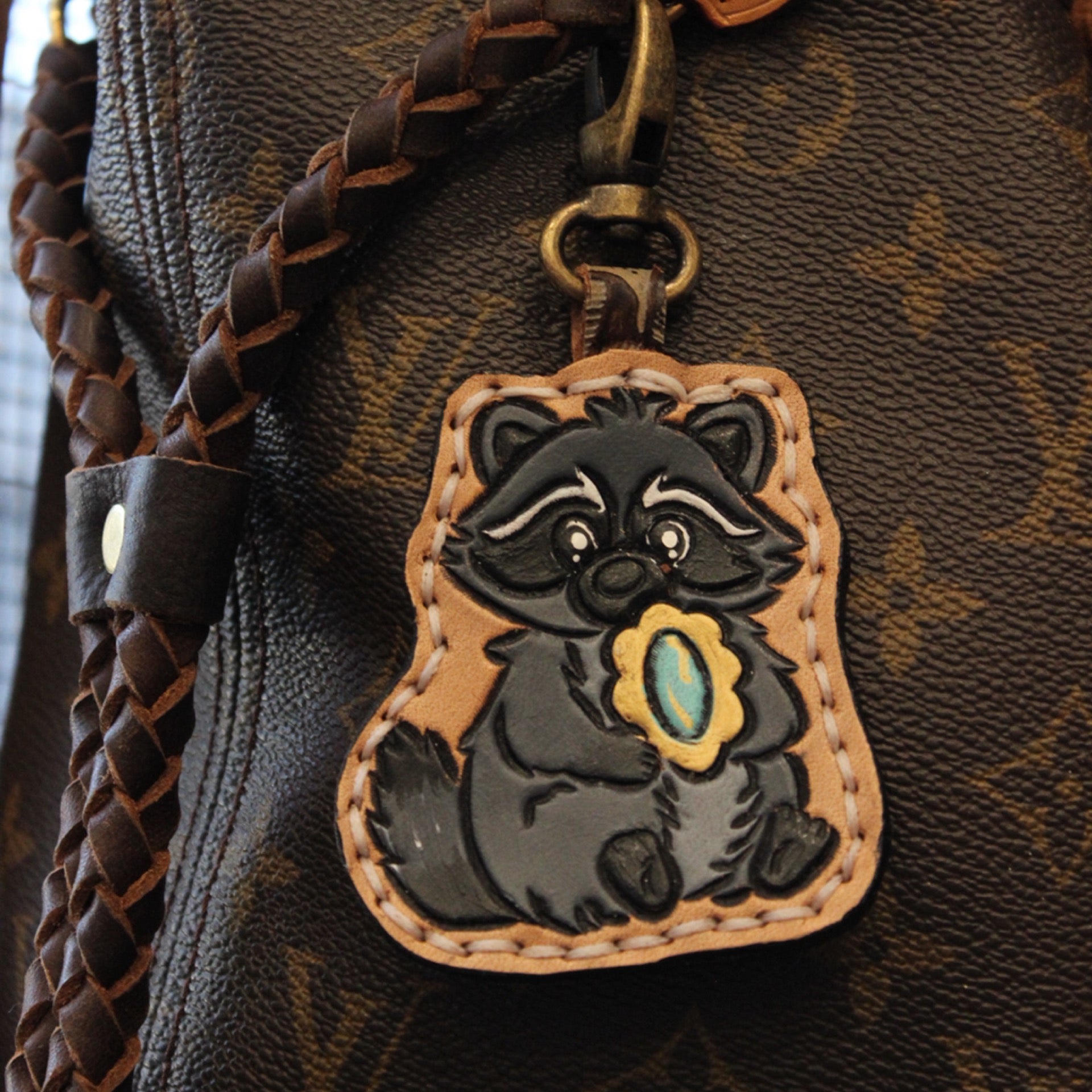 Trash Panda Purse Charm