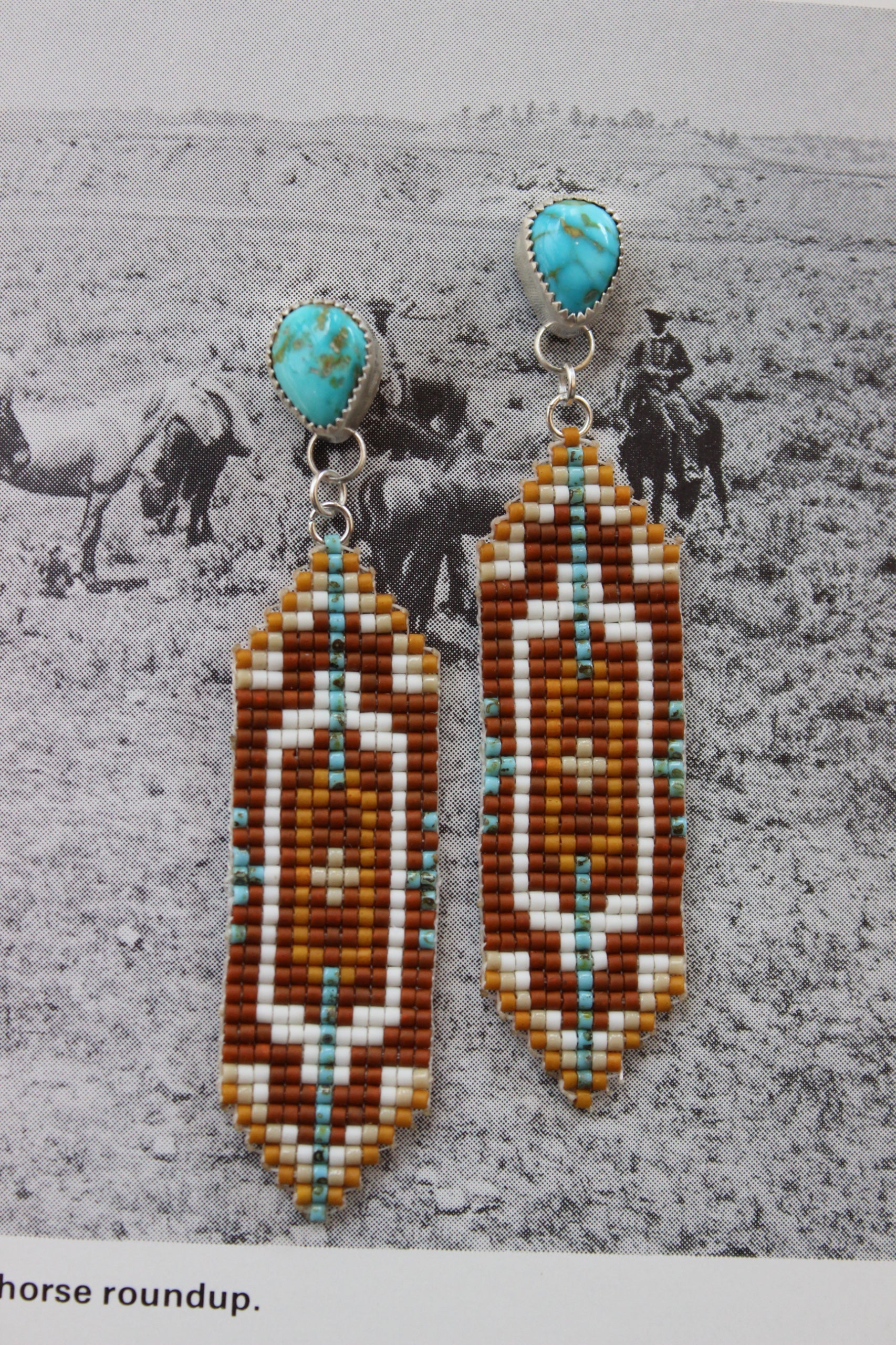 Copper Bucket Earrings