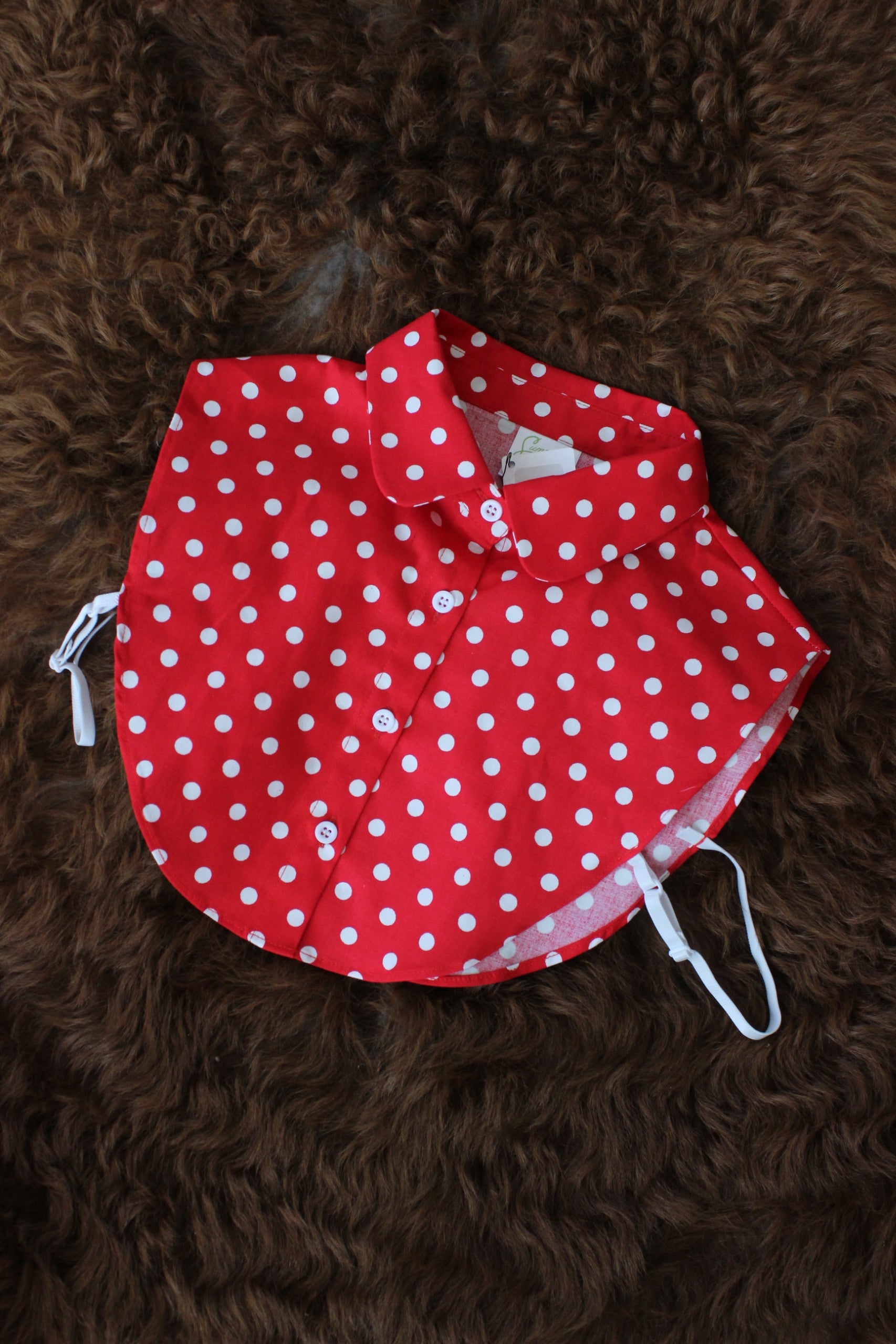 Red Polka Dot Collar